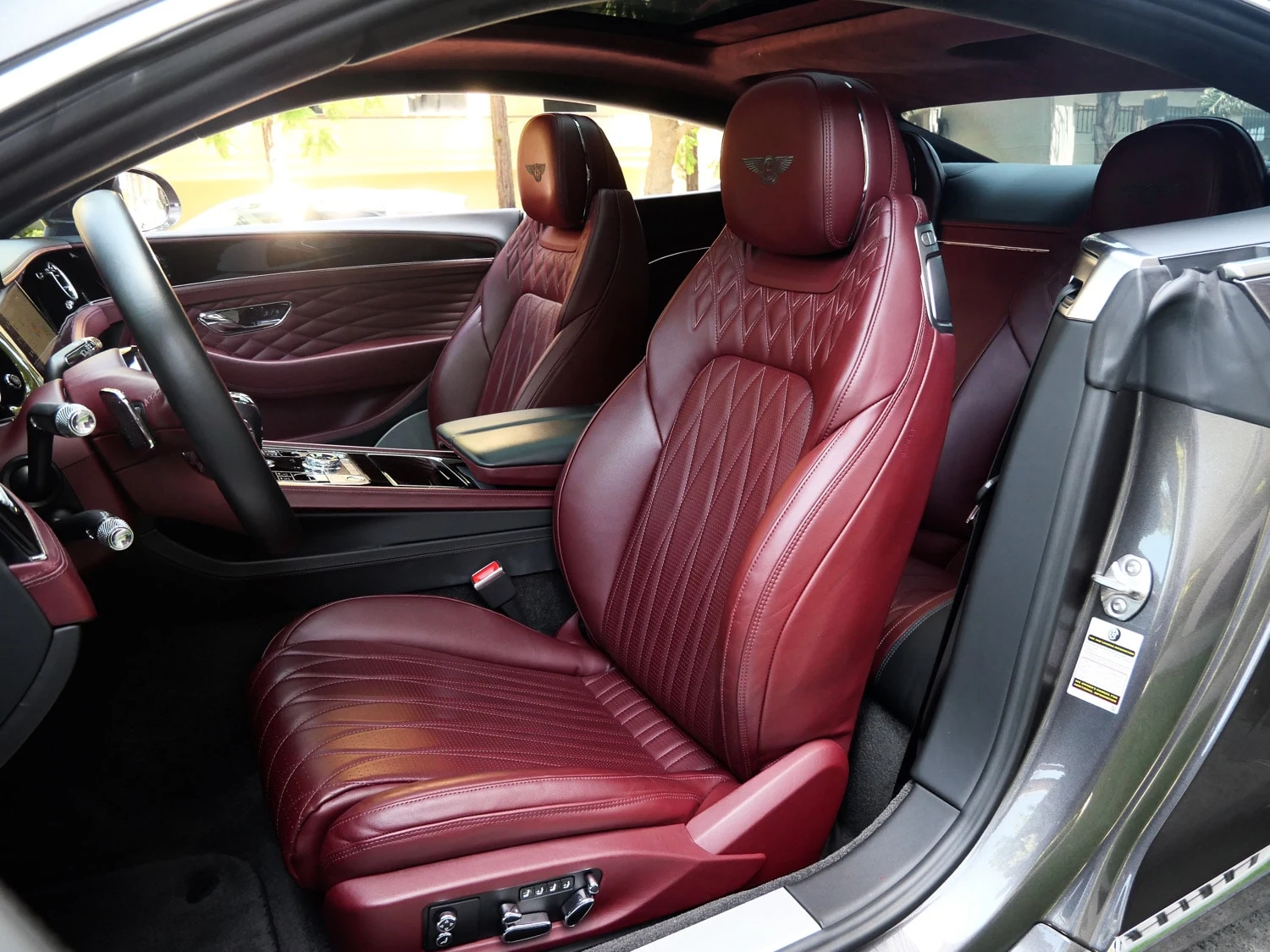 2024 Bentley Continental GT Azure interior, seats, Cricket Ball
