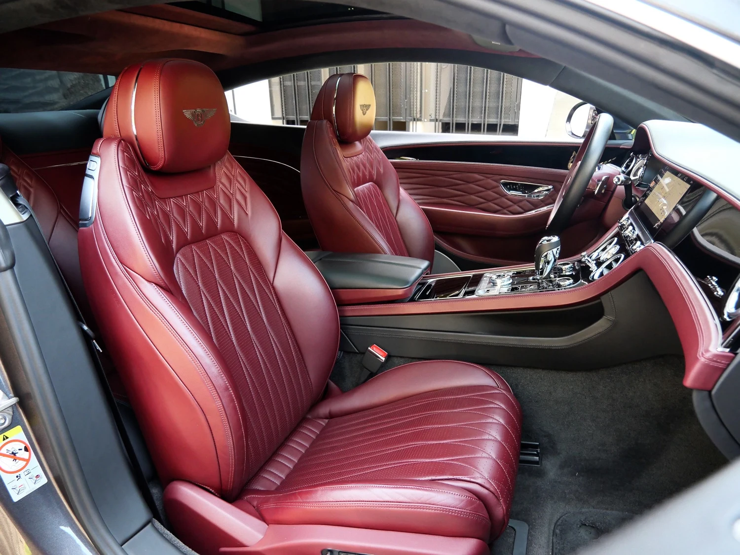 2024 Bentley Continental GT Azure interior, seats, Cricket Ball