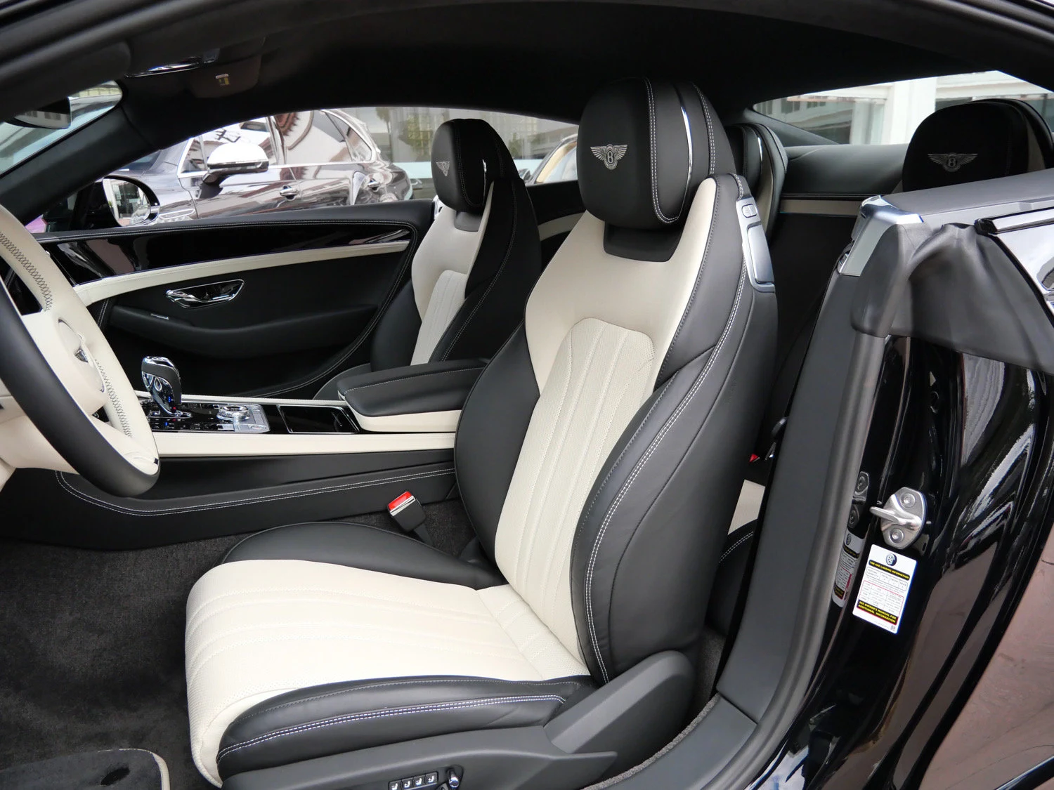 2024 Bentley Continental GT V8 interior, seats, Linen