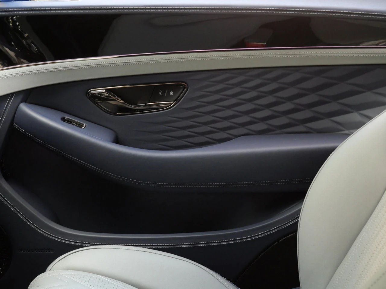 2026 Bentley Continental GT Azure interior, door panel, Gravity Grey