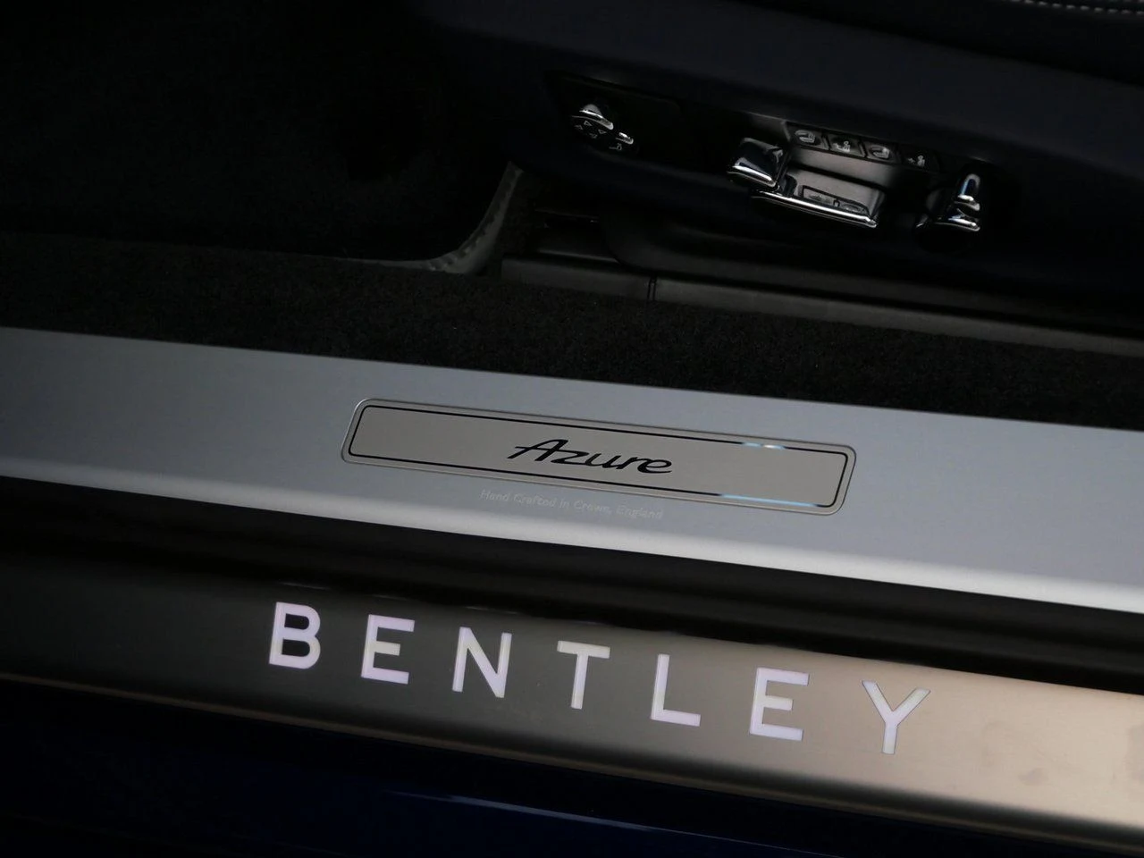 2026 Bentley Continental GT Azure interior, door sill, Gravity Grey