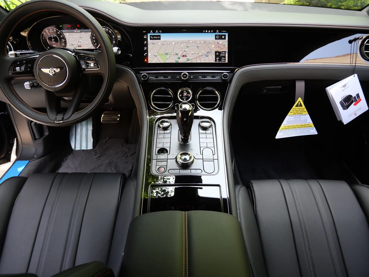 2026 Bentley Continental GT interior, dashboard, Beluga