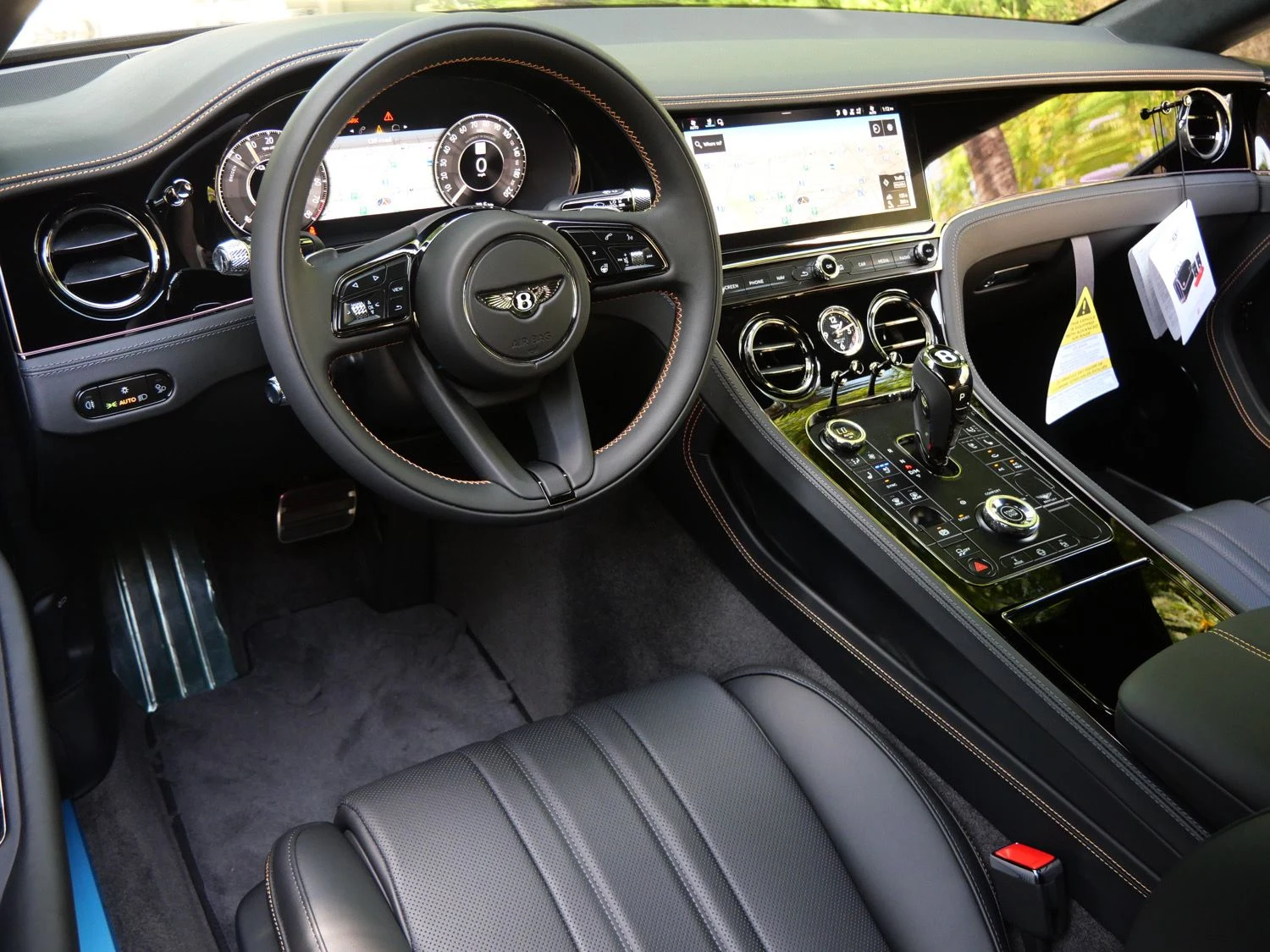 2026 Bentley Continental GT interior, dashboard, Beluga