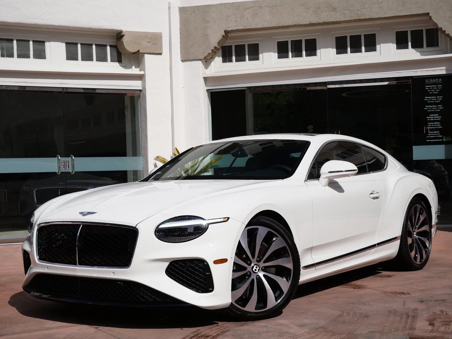 2026 Bentley Continental GT for sale, front three-quarter view, White