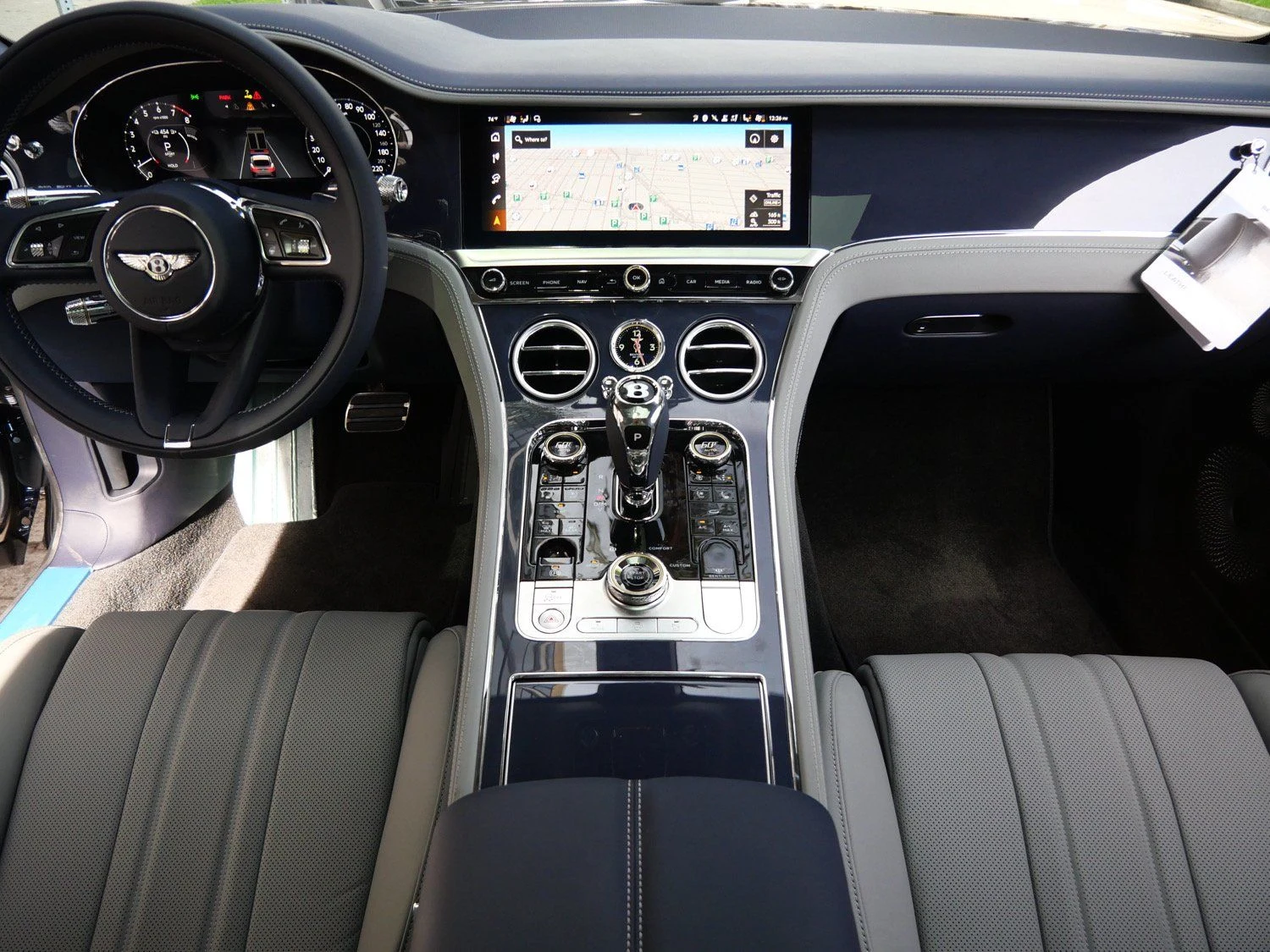2026 Bentley Continental GT interior, dashboard, Gravity Grey