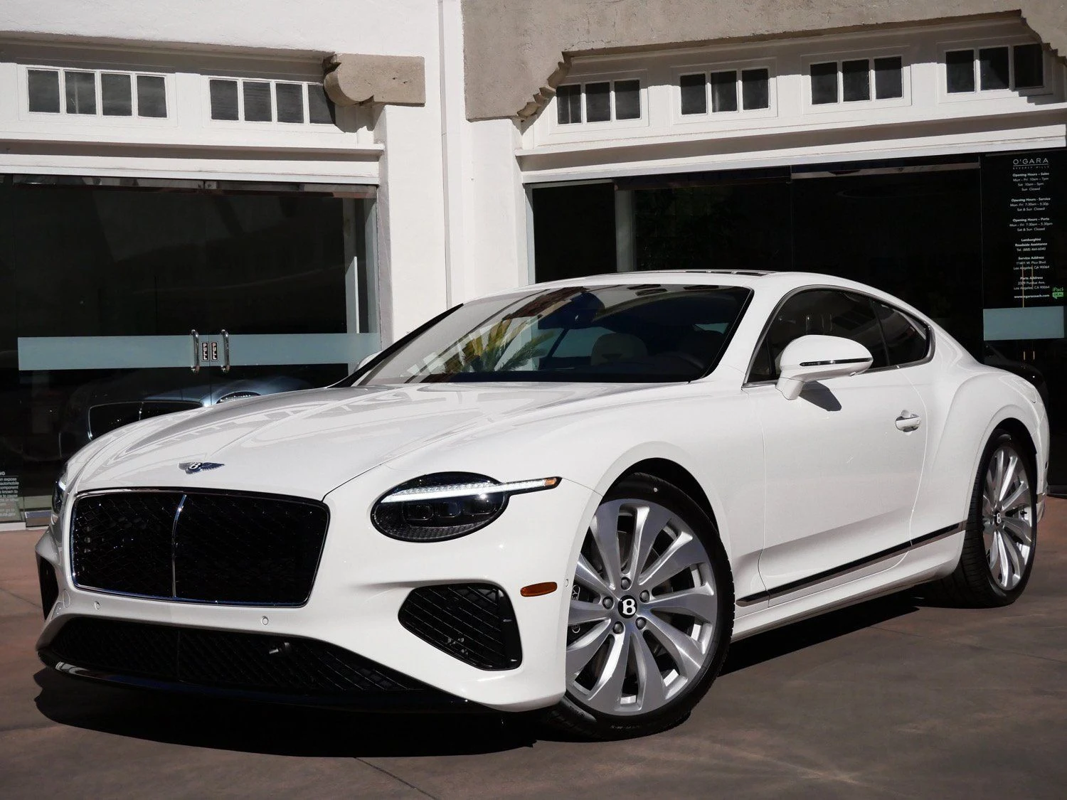 2026 Bentley Continental GT for sale, front three-quarter view, White