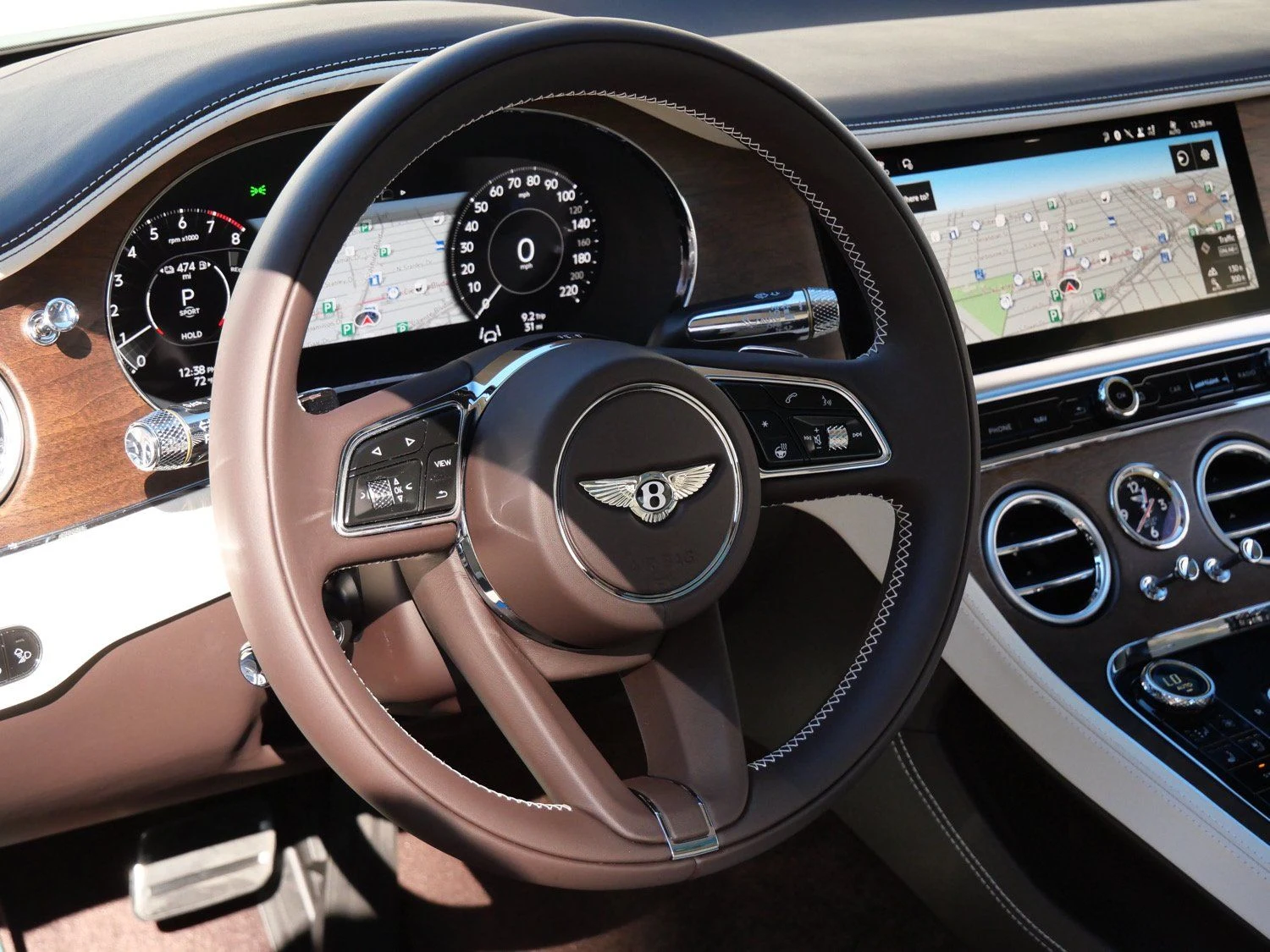 2026 Bentley Continental GT interior, Linen