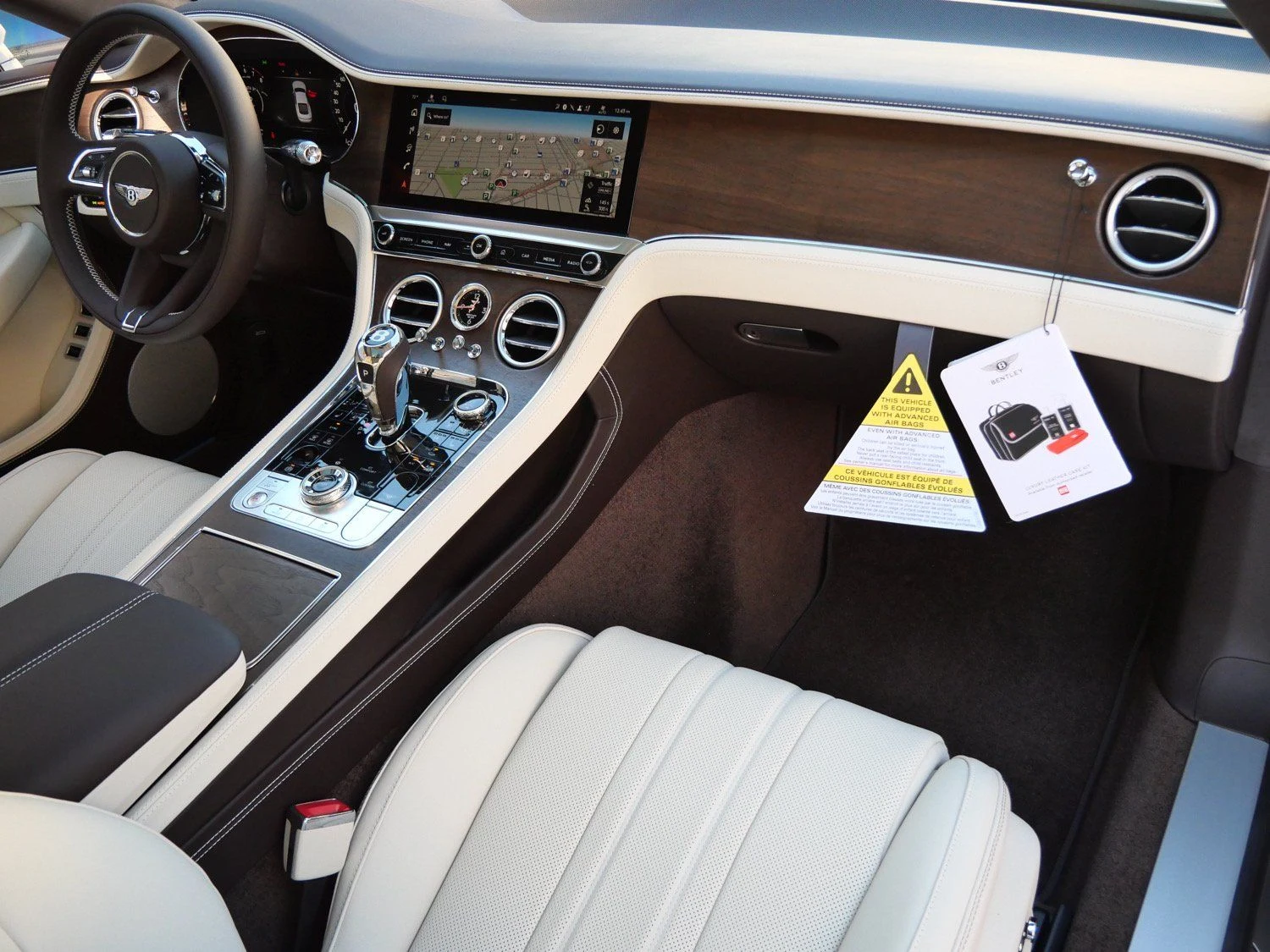 2026 Bentley Continental GT interior, Linen
