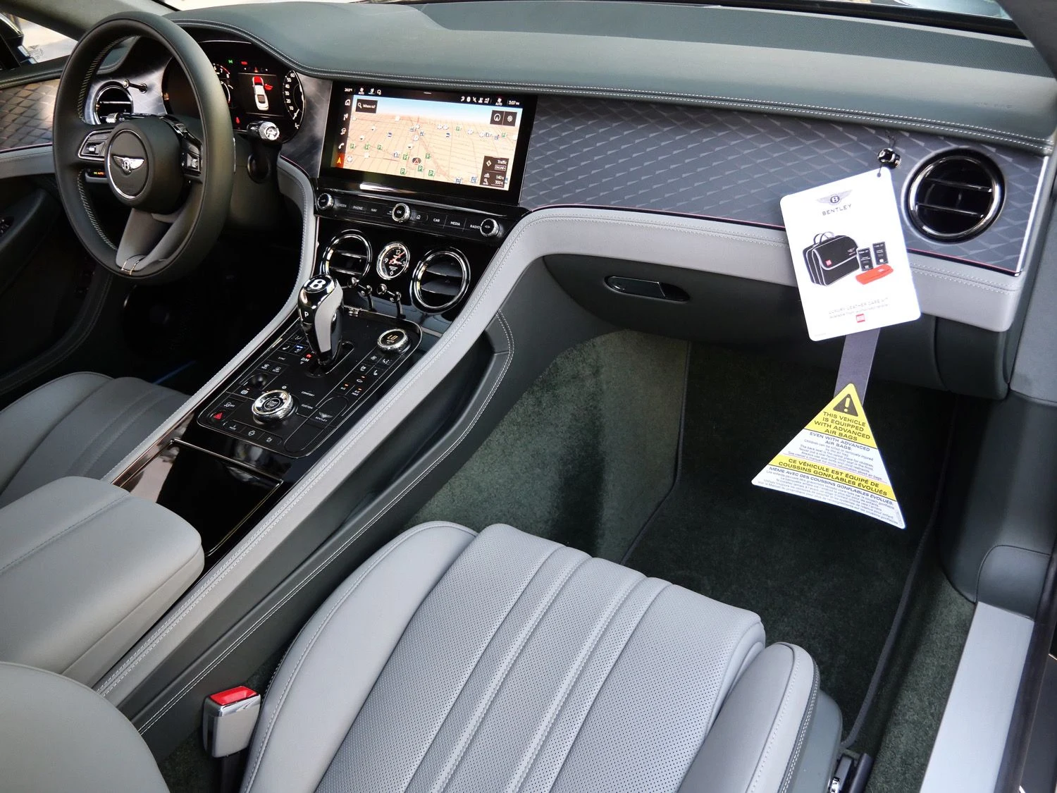 2026 Bentley Continental GT interior, Gravity Gray
