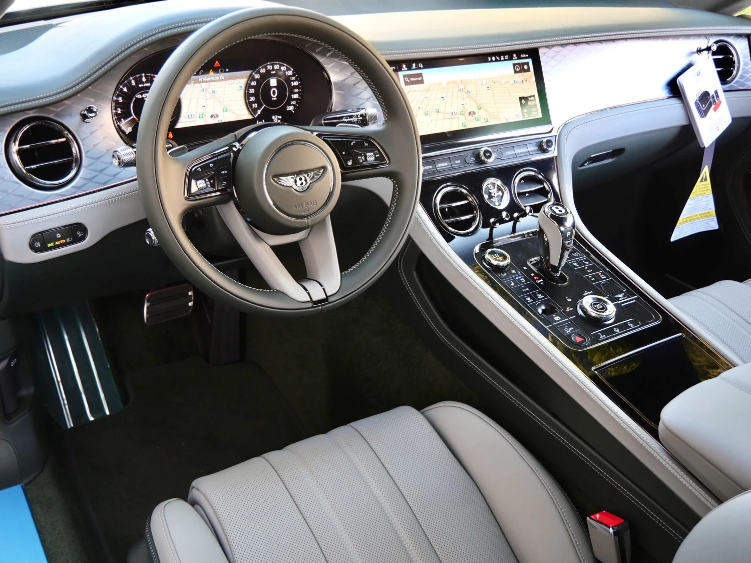 2026 Bentley Continental GT interior, dashboard, Gravity Gray