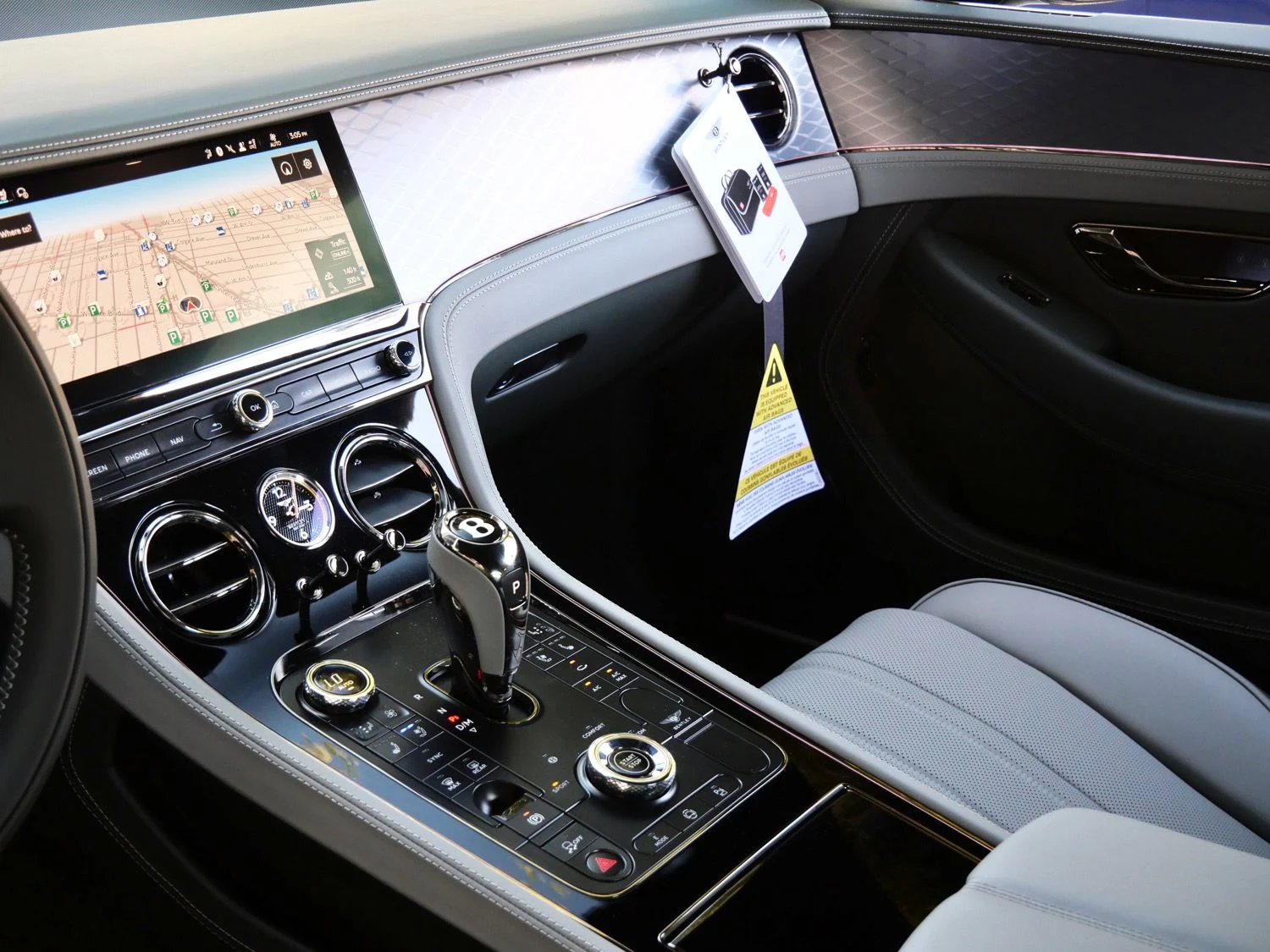 2026 Bentley Continental GT interior, dashboard, Gravity Gray