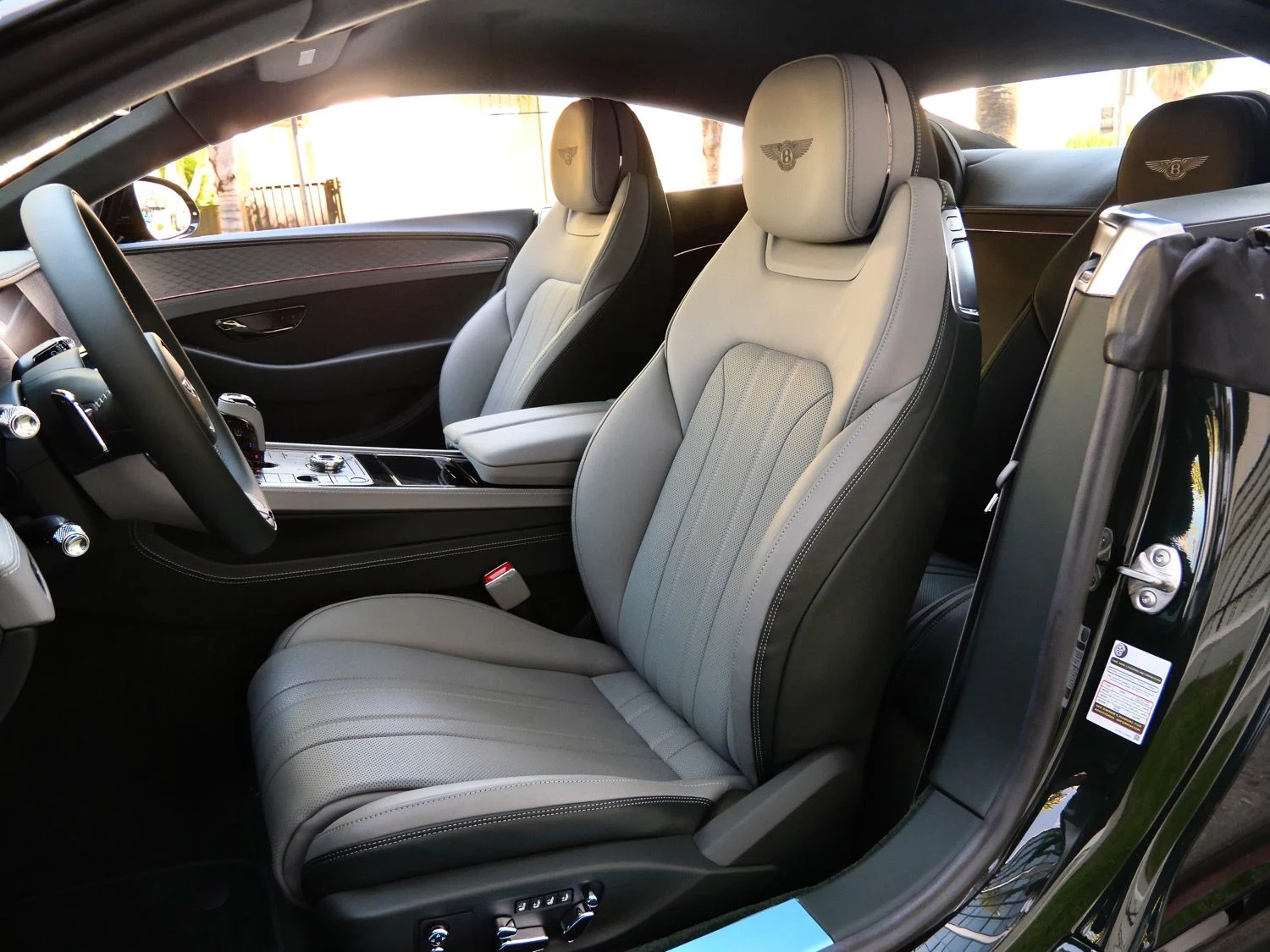 2026 Bentley Continental GT interior, seats, Gravity Gray