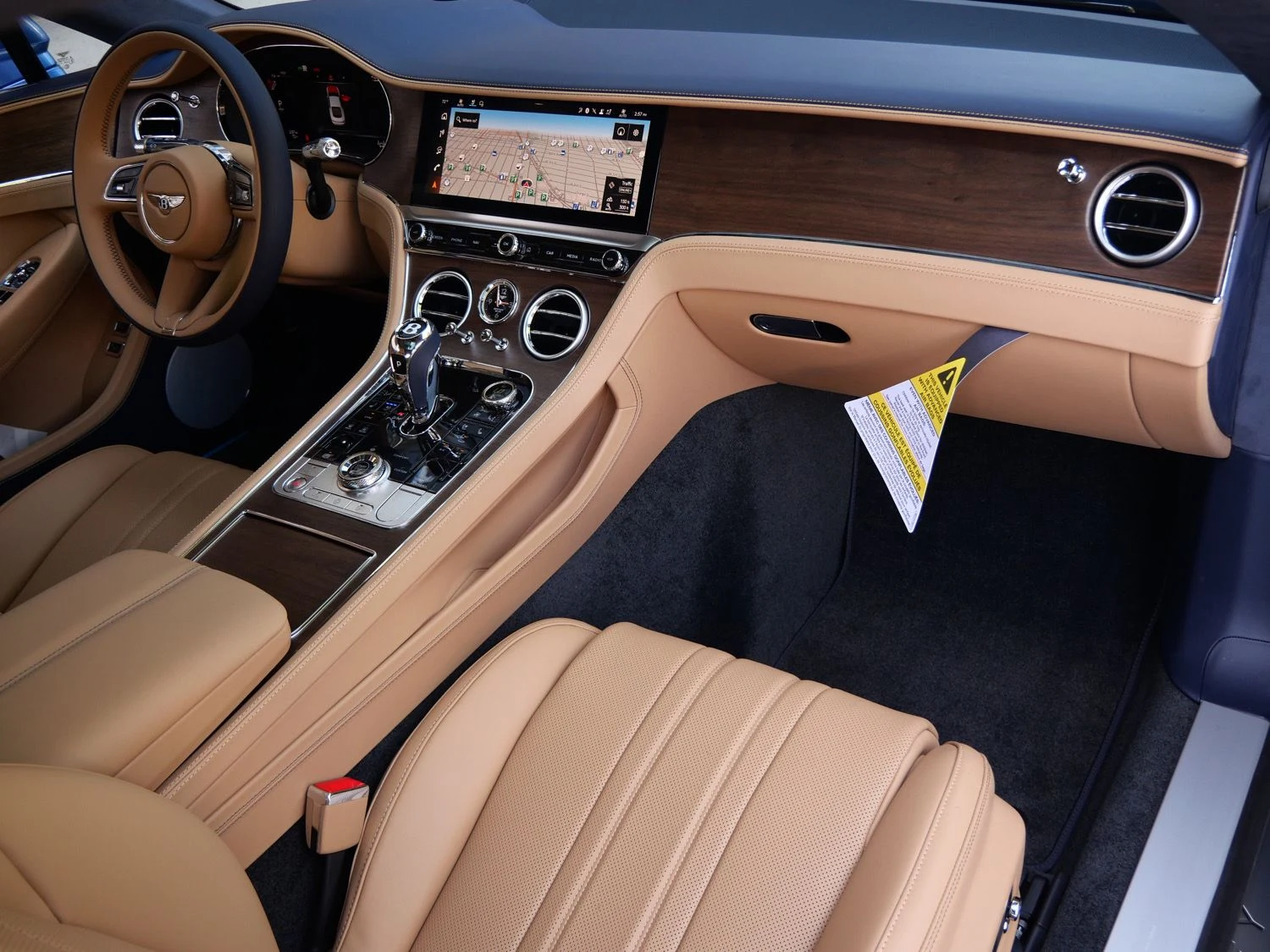 2026 Bentley Continental GT interior, Camel