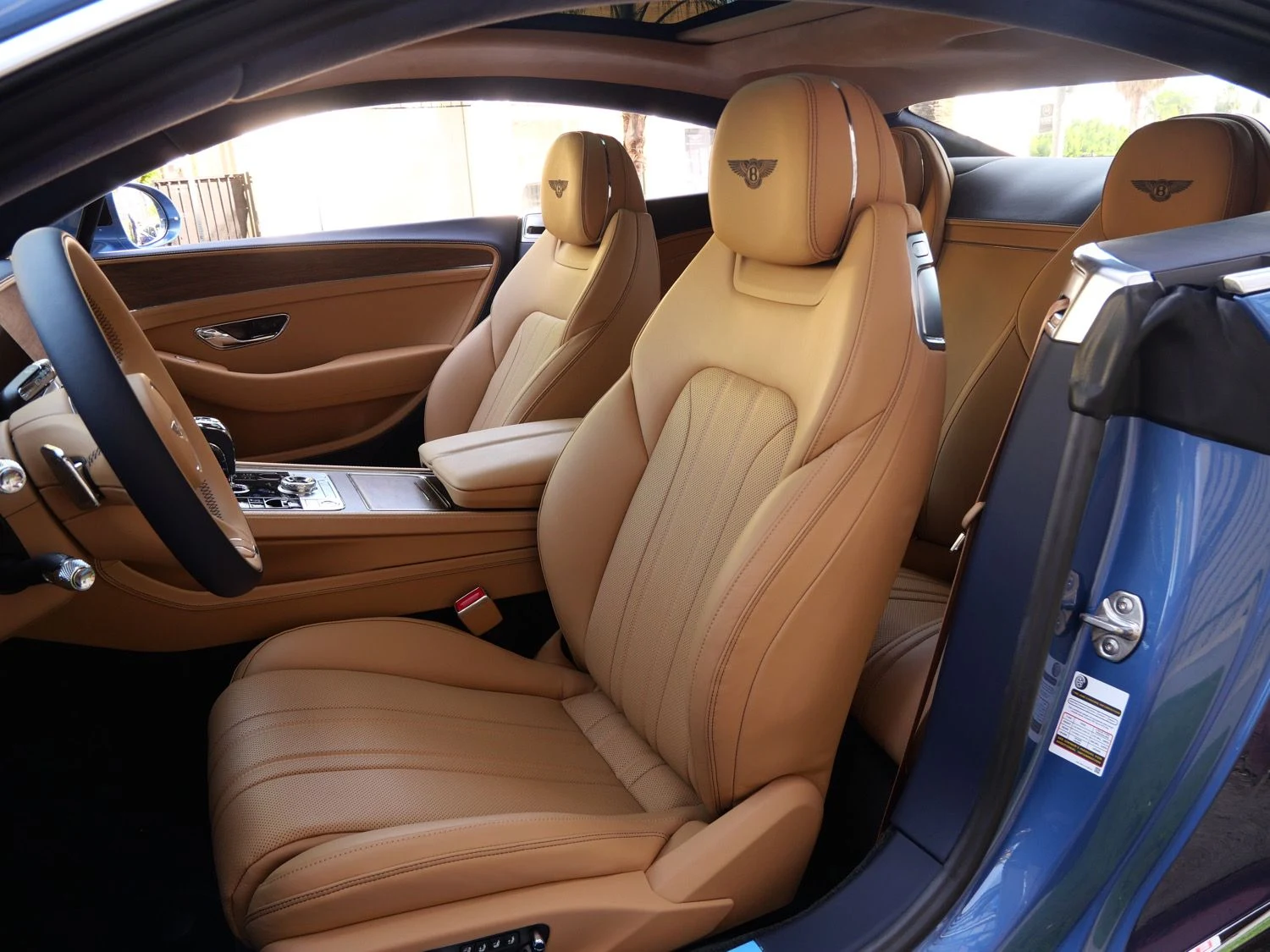 2026 Bentley Continental GT interior, seats, Camel