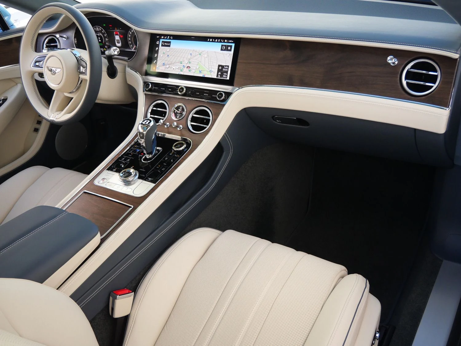 2026 Bentley Continental GT interior, Linen