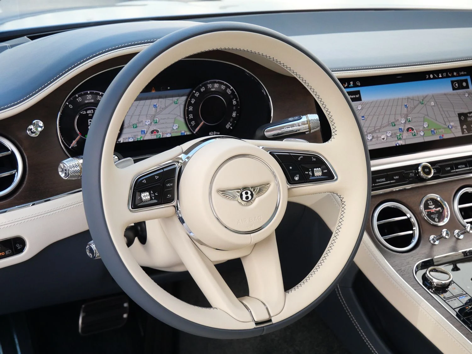2026 Bentley Continental GT interior, Linen