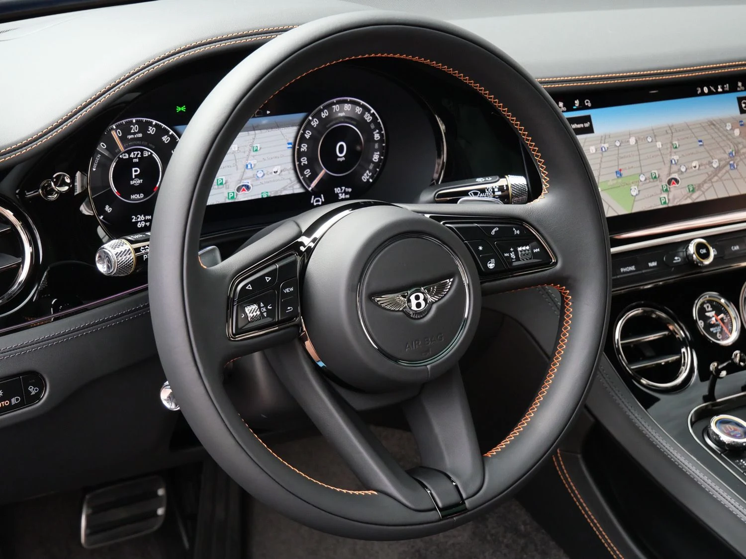 2026 Bentley Continental GT interior, Beluga