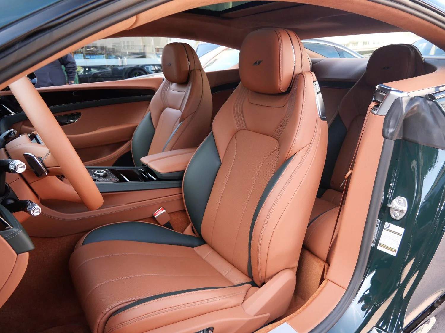 2026 Bentley Continental GT S interior, seats, Cumbrian Green