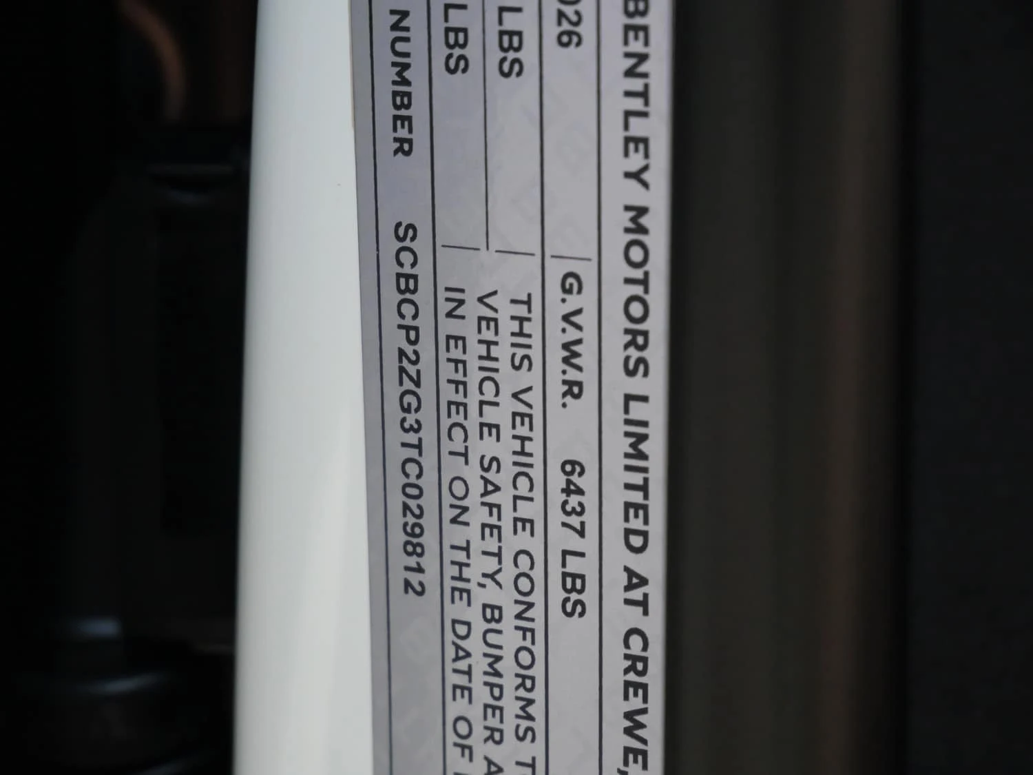 2026 Bentley Continental GT S, documents and keys