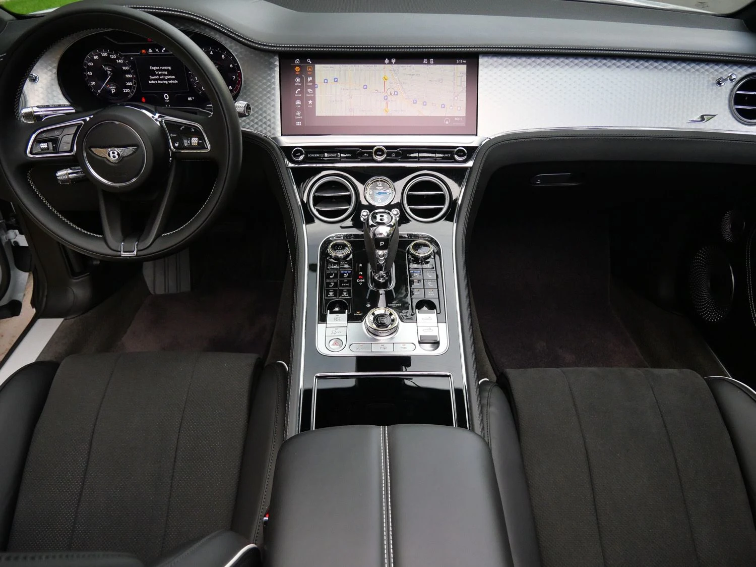 2023 Bentley Continental GTC V8 S interior, Beluga