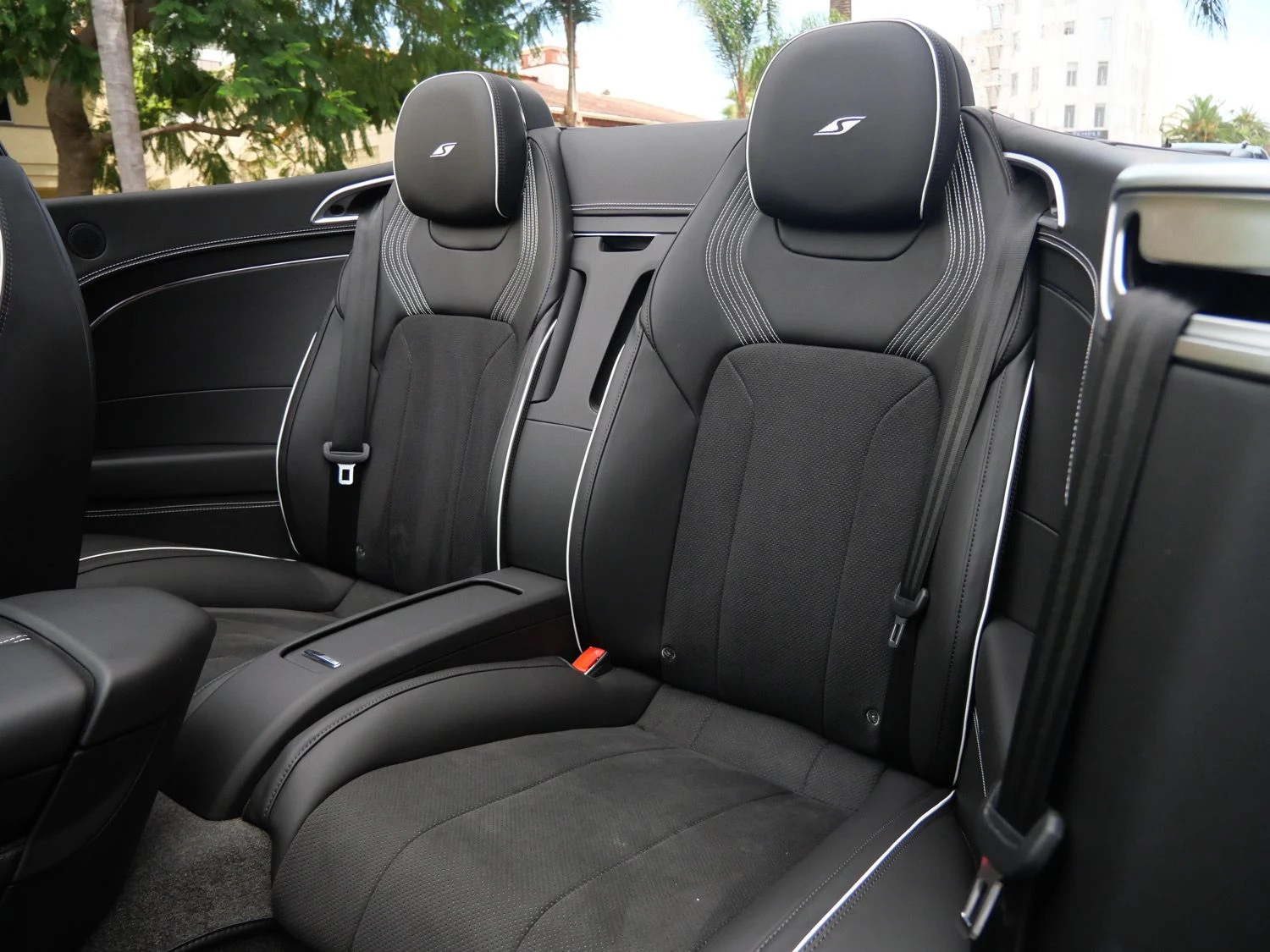 2023 Bentley Continental GTC V8 S interior, seats, Beluga