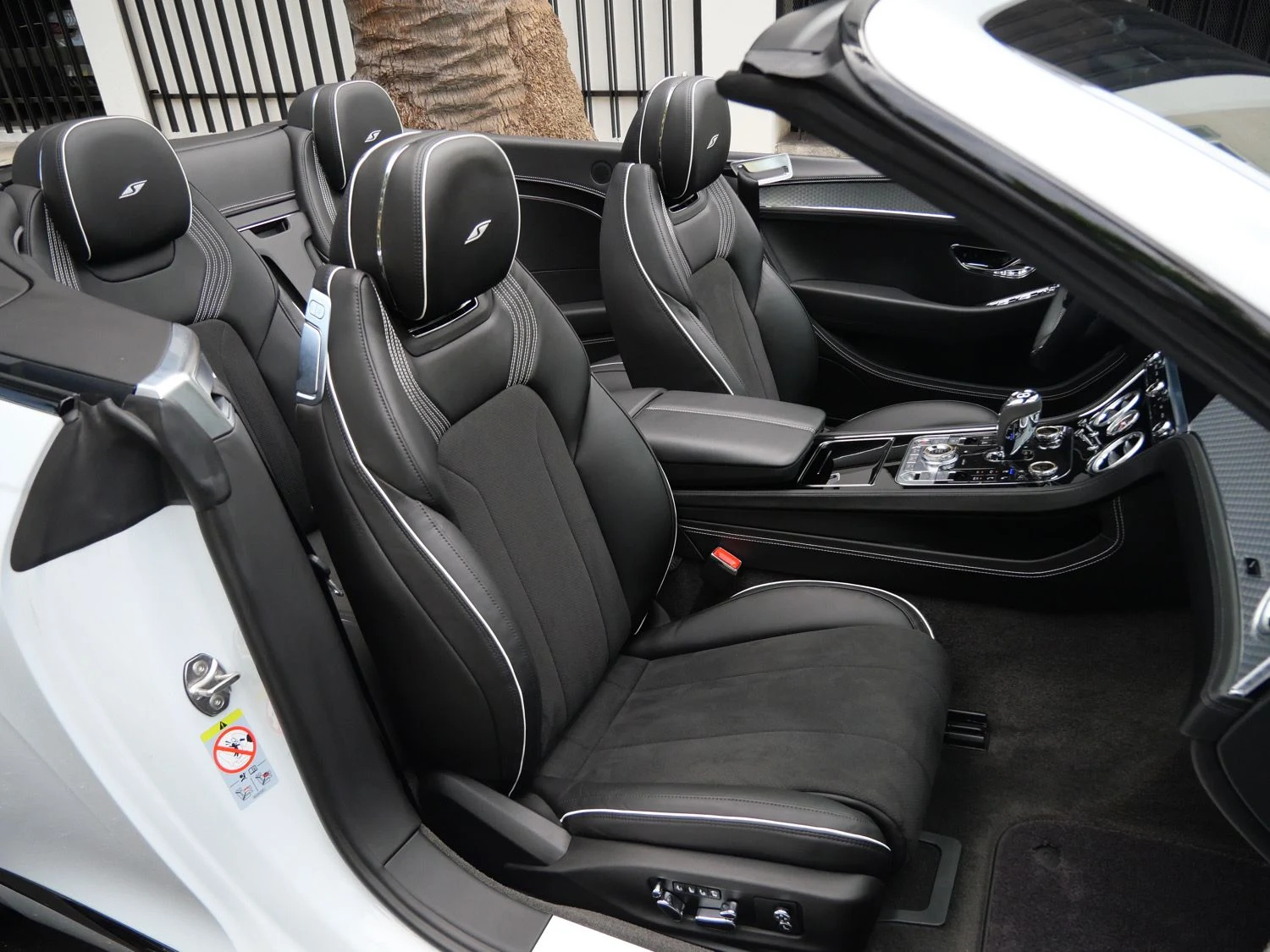 2023 Bentley Continental GTC V8 S interior, seats, Beluga