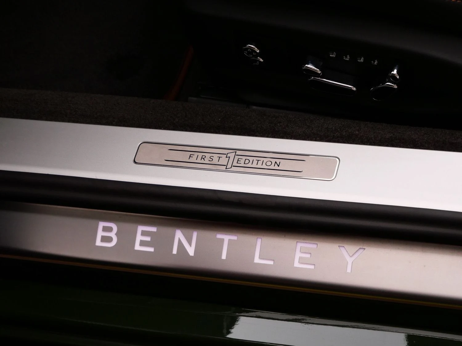 2025 Bentley Continental GTC Speed interior, door sill, Saddle