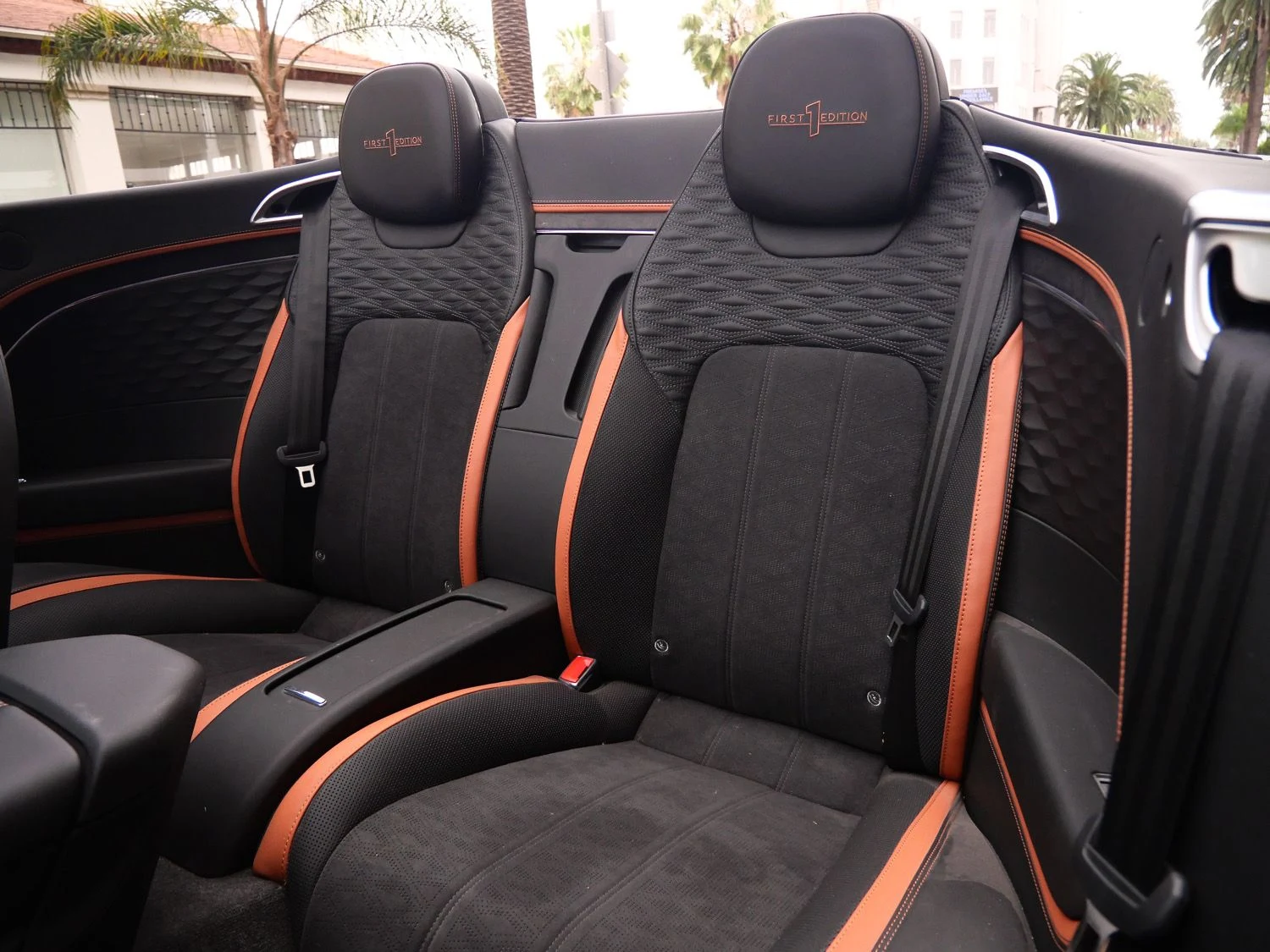 2025 Bentley Continental GTC Speed interior, seats, Saddle