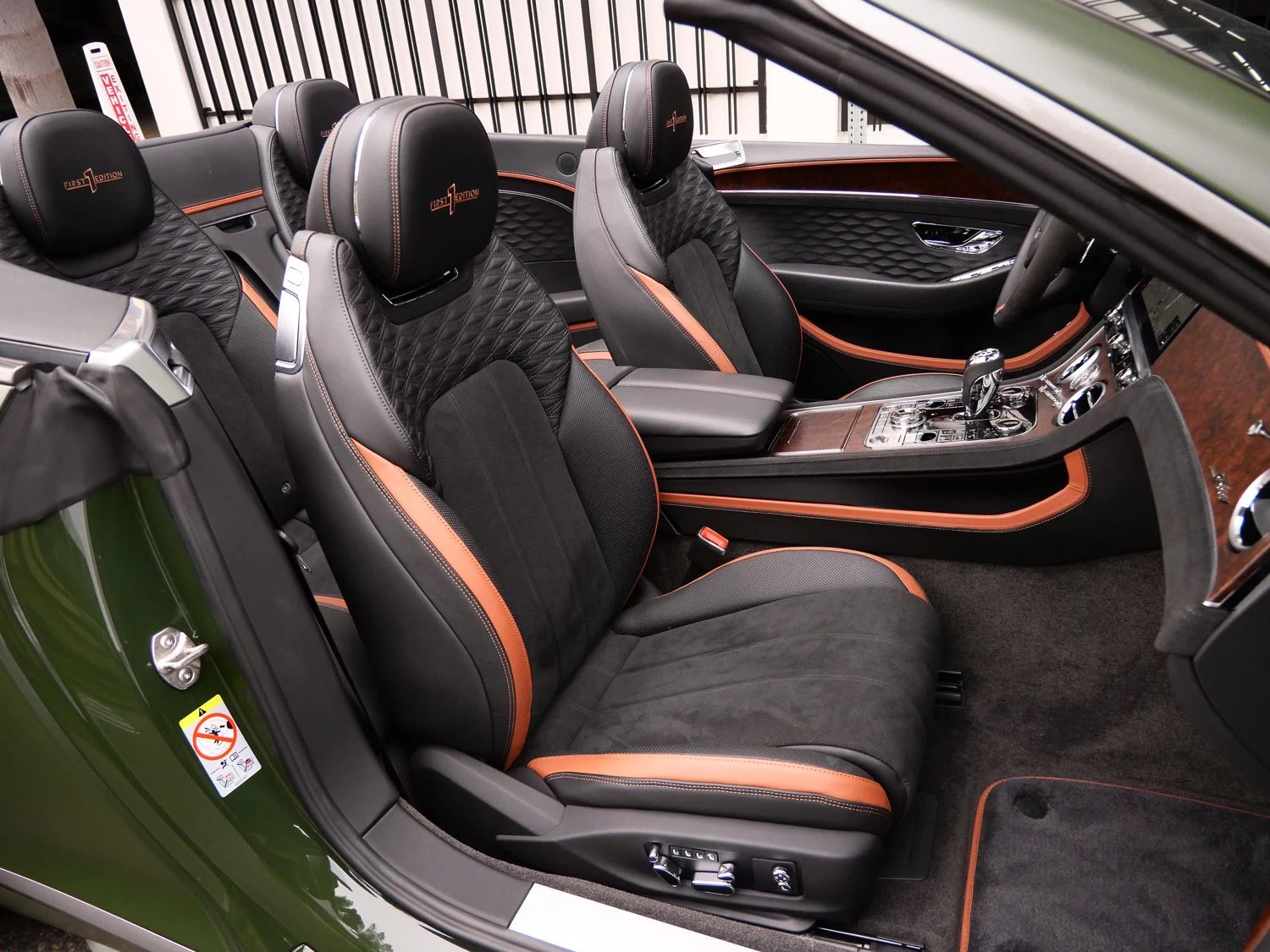 2025 Bentley Continental GTC Speed interior, seats, Saddle