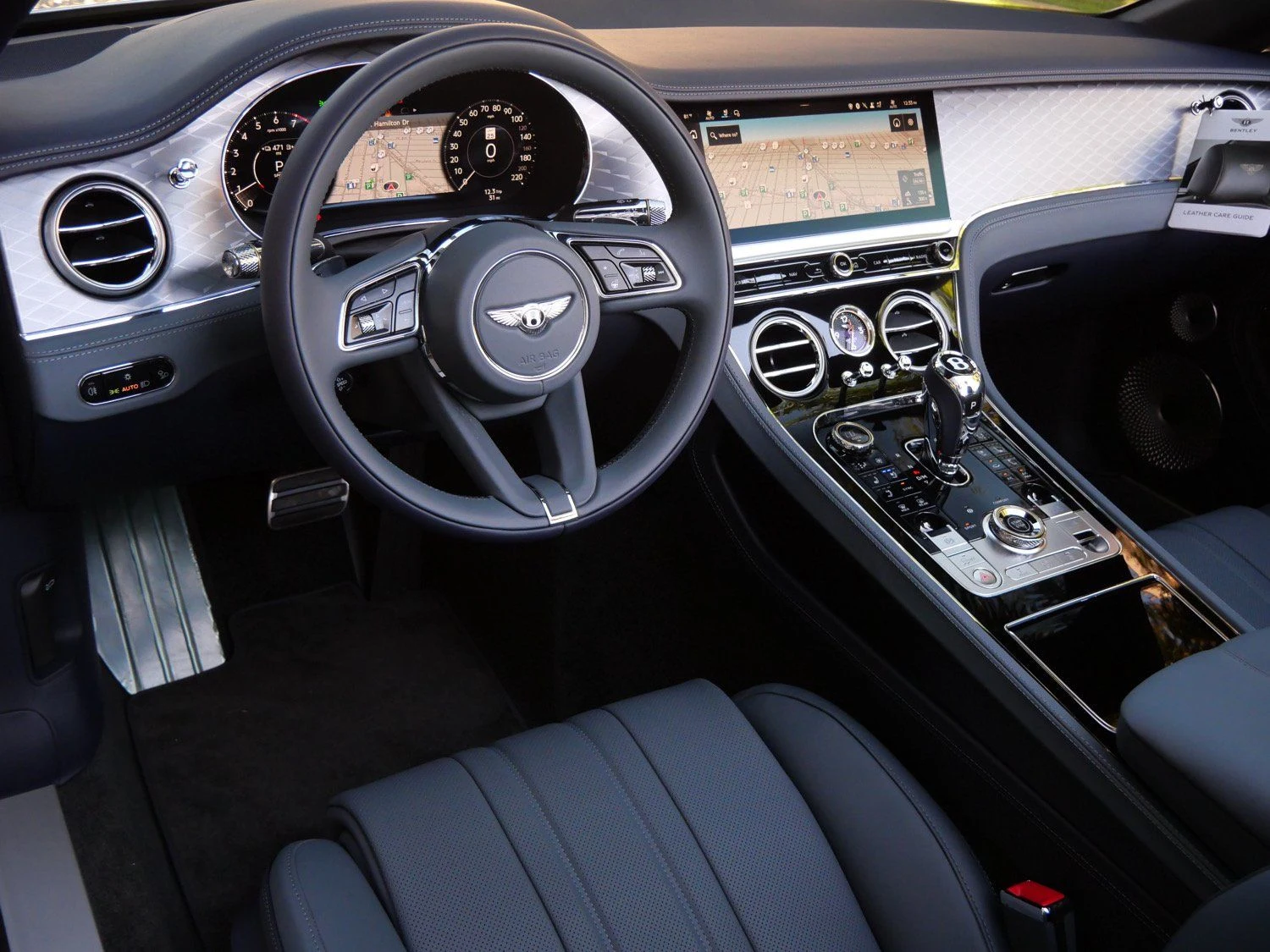 2026 Bentley Continental GTC interior, dashboard, Brunel