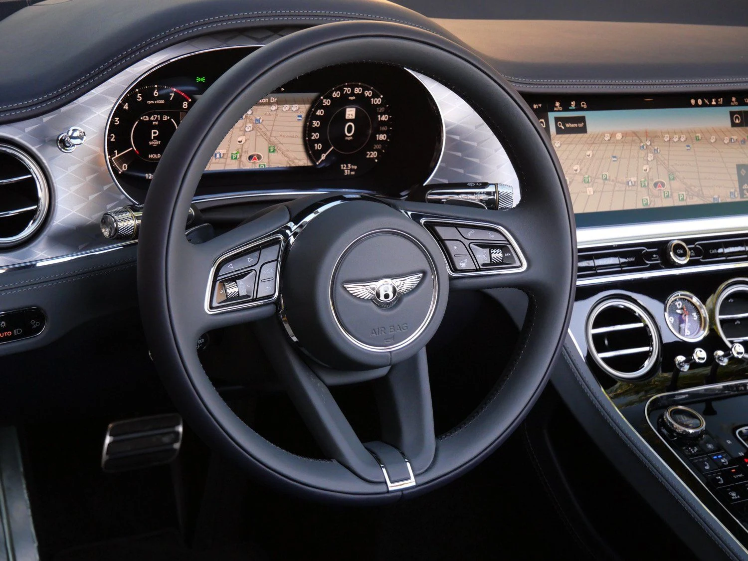 2026 Bentley Continental GTC interior, Brunel