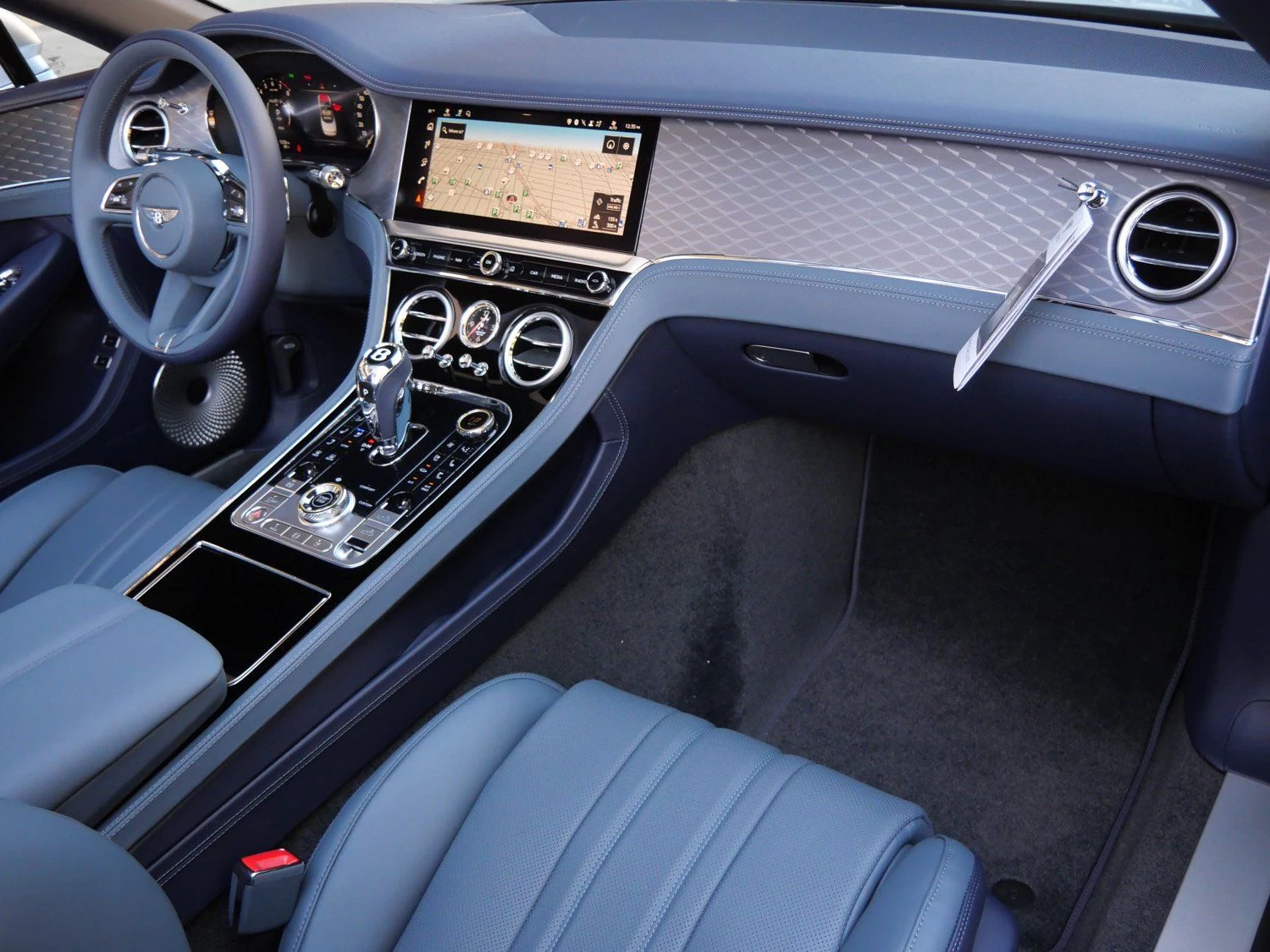 2026 Bentley Continental GTC interior, dashboard, Brunel