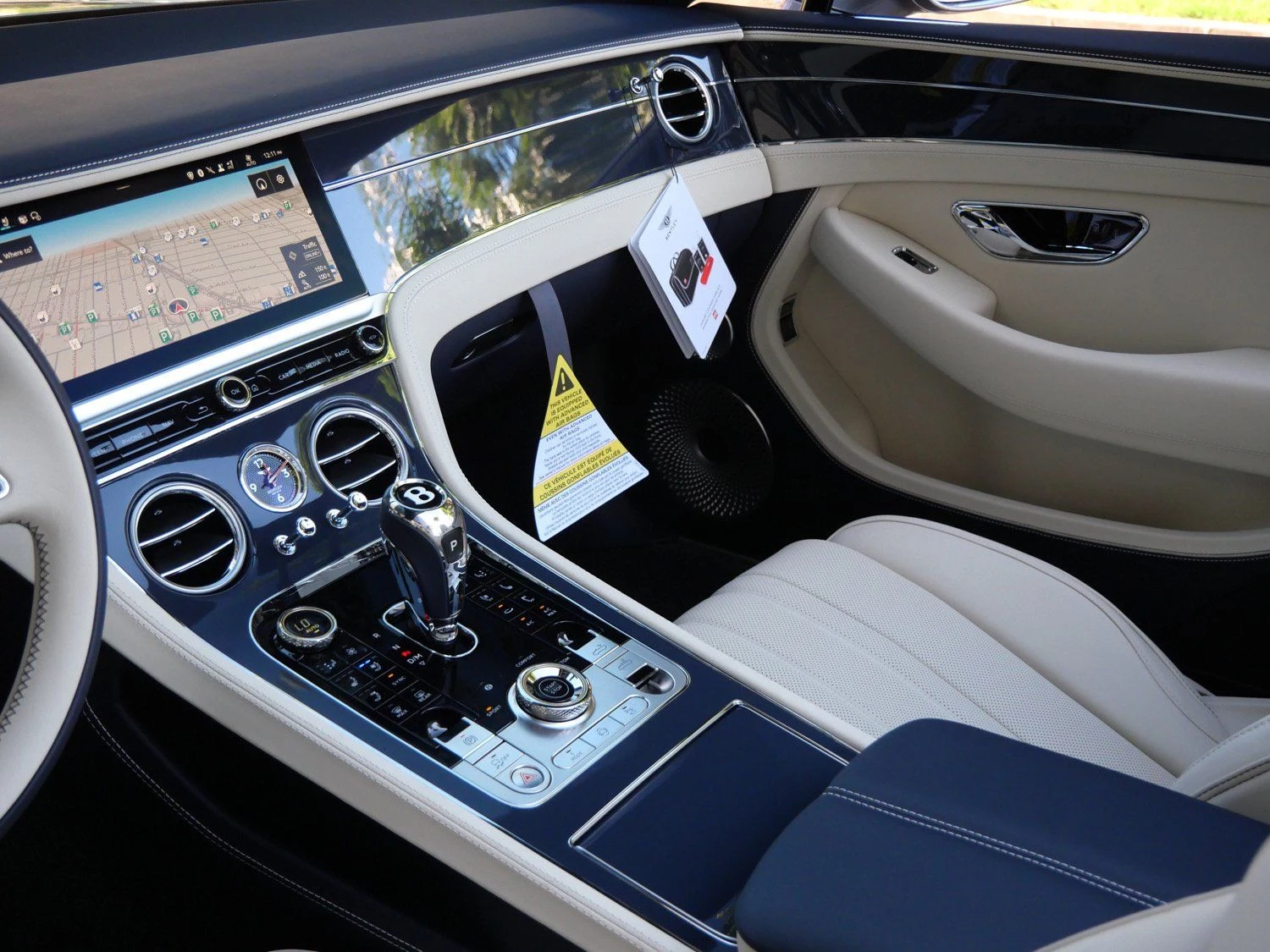 2026 Bentley Continental GTC interior, dashboard, Linen