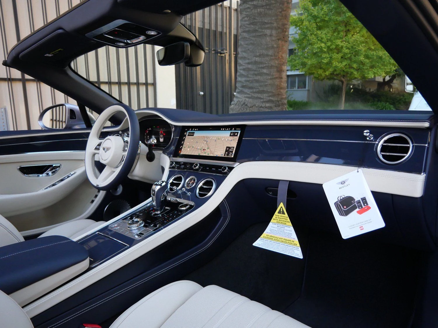 2026 Bentley Continental GTC interior, dashboard, Linen