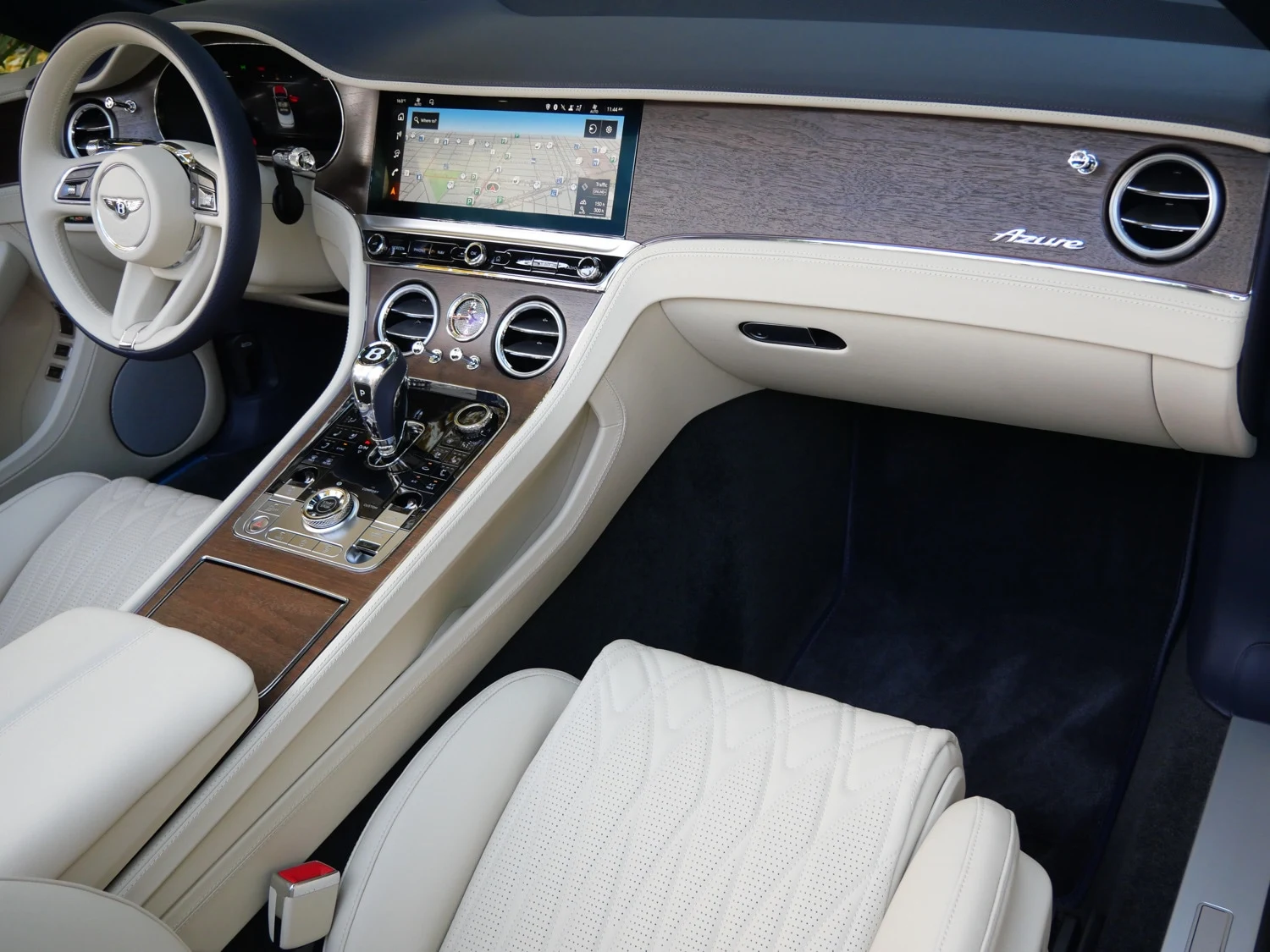 2026 Bentley Continental GTC Azure interior, Linen