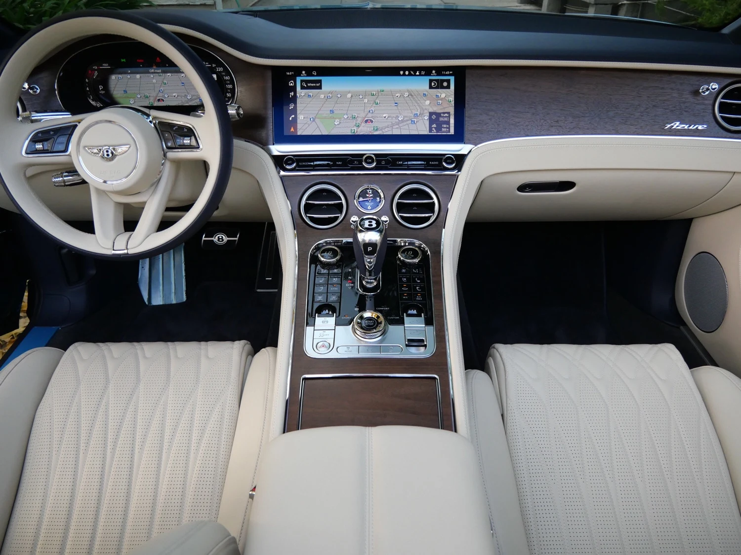 2026 Bentley Continental GTC Azure interior, dashboard, Linen
