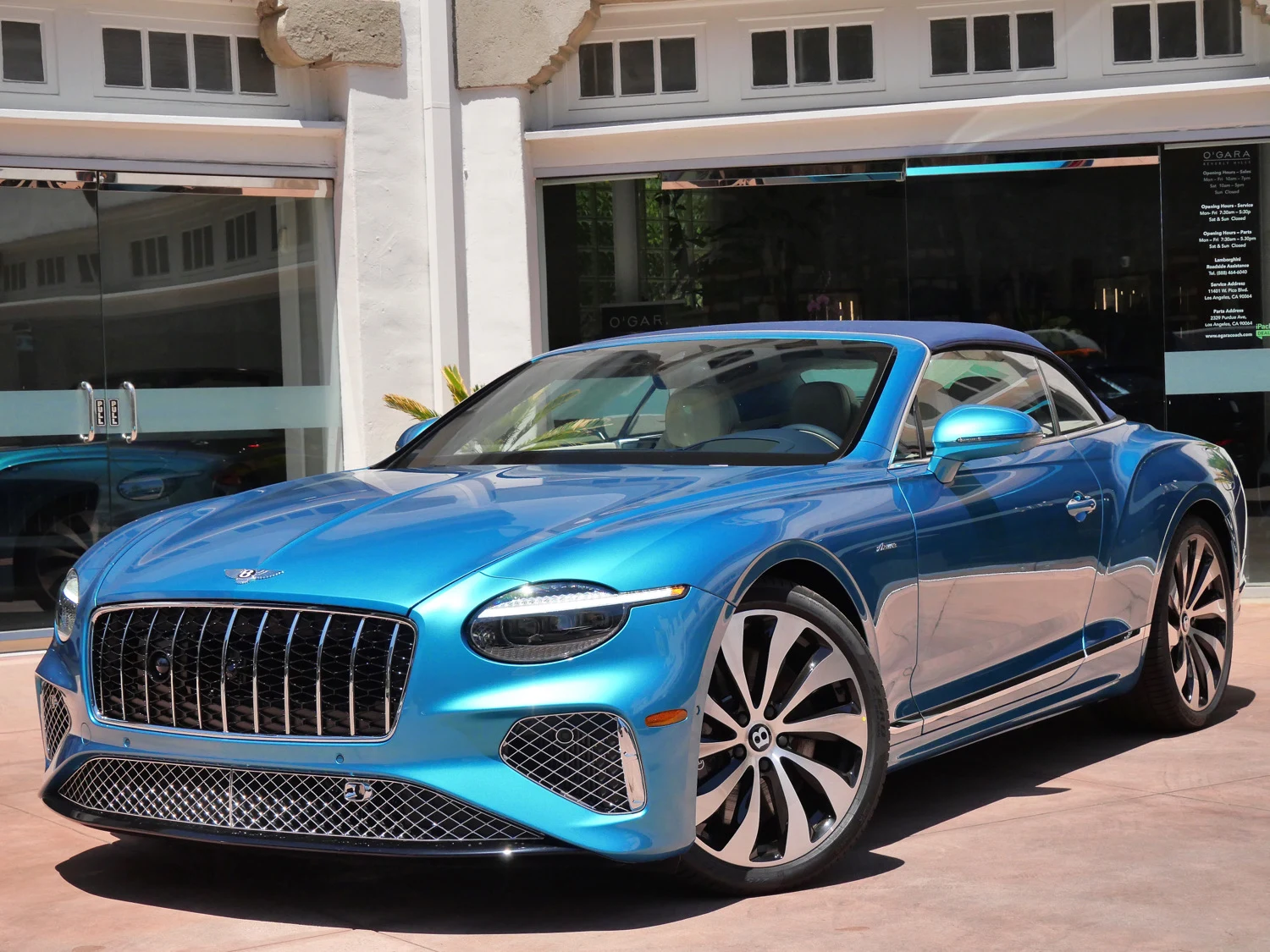 2026 Bentley Continental GTC Azure for sale, exterior, Blue