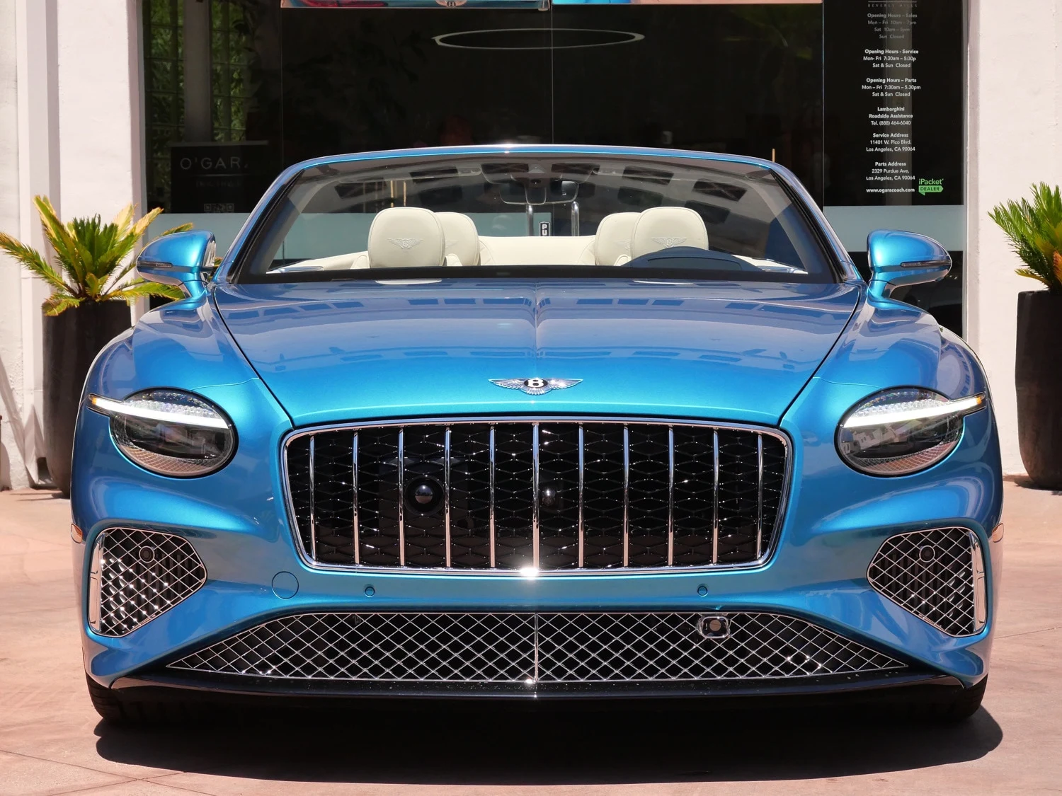 2026 Bentley Continental GTC Azure for sale, exterior, Blue