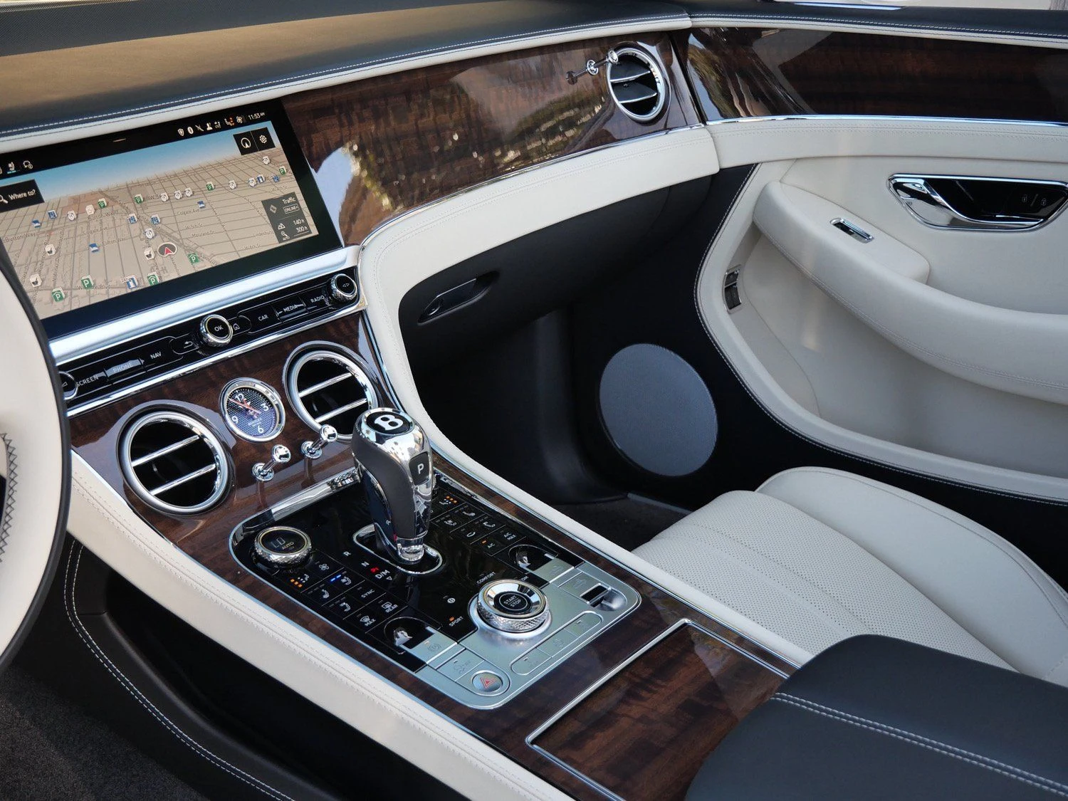 2026 Bentley Continental GTC interior, dashboard, Linen