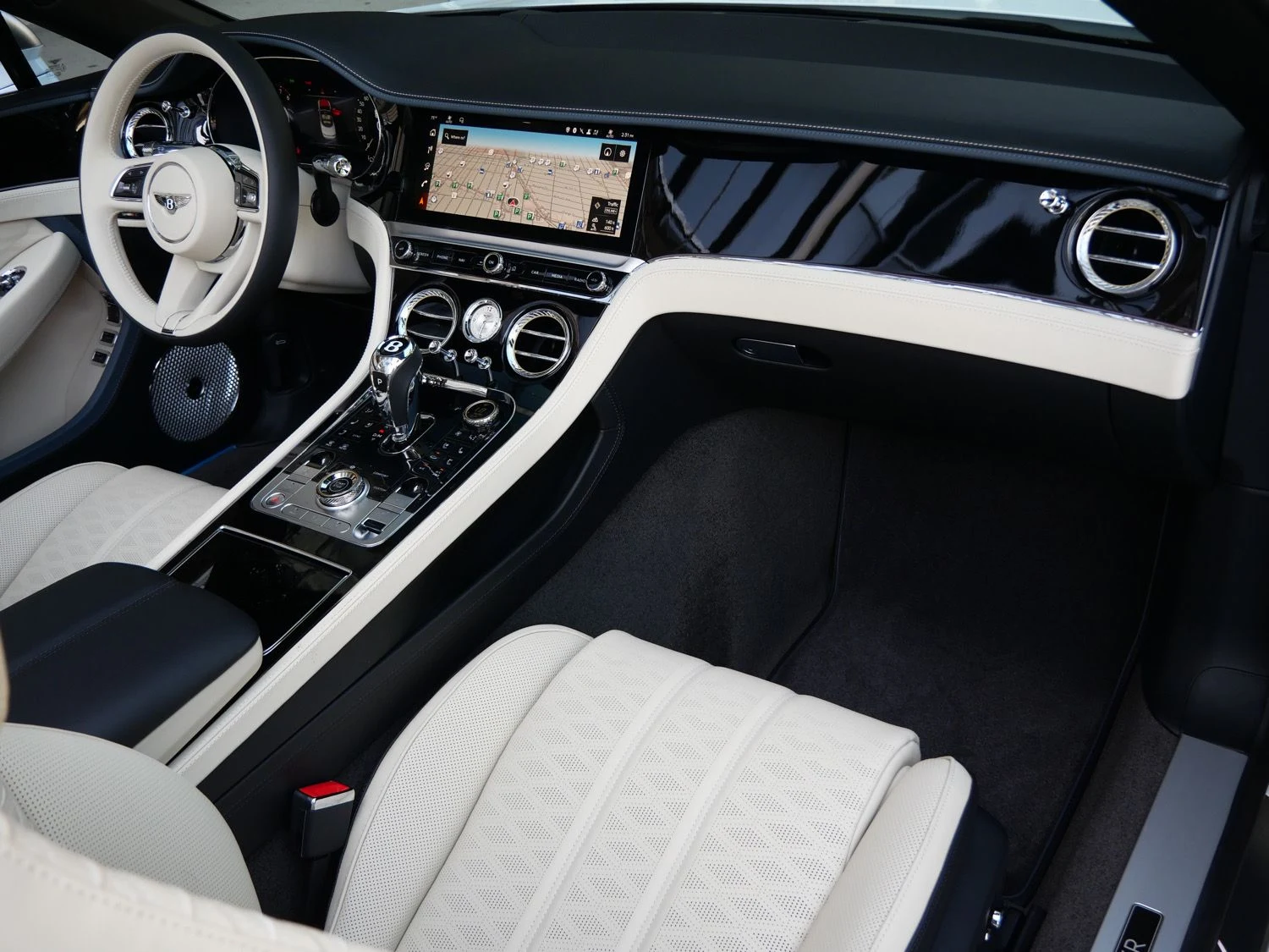 2026 Bentley Continental GTC Mulliner interior, Linen