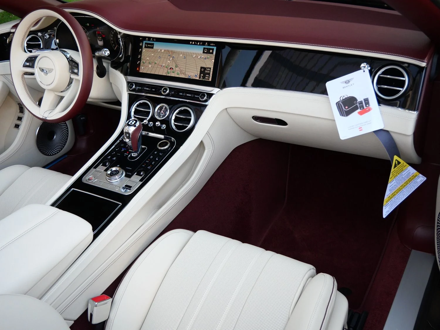 2026 Bentley Continental GTC interior, Linen