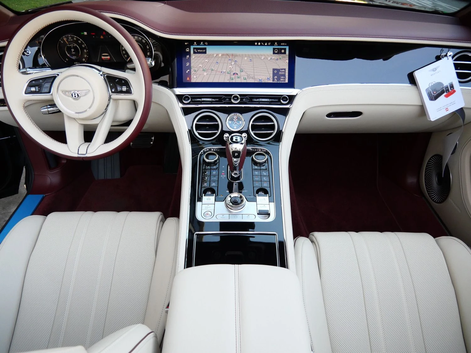 2026 Bentley Continental GTC interior, Linen