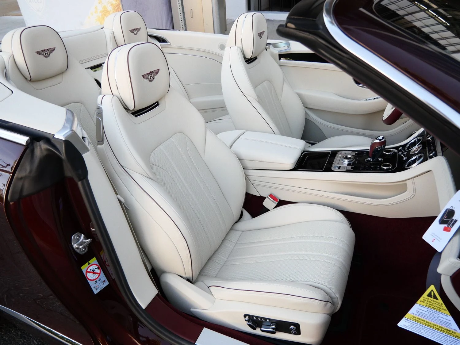 2026 Bentley Continental GTC interior, seats, Linen