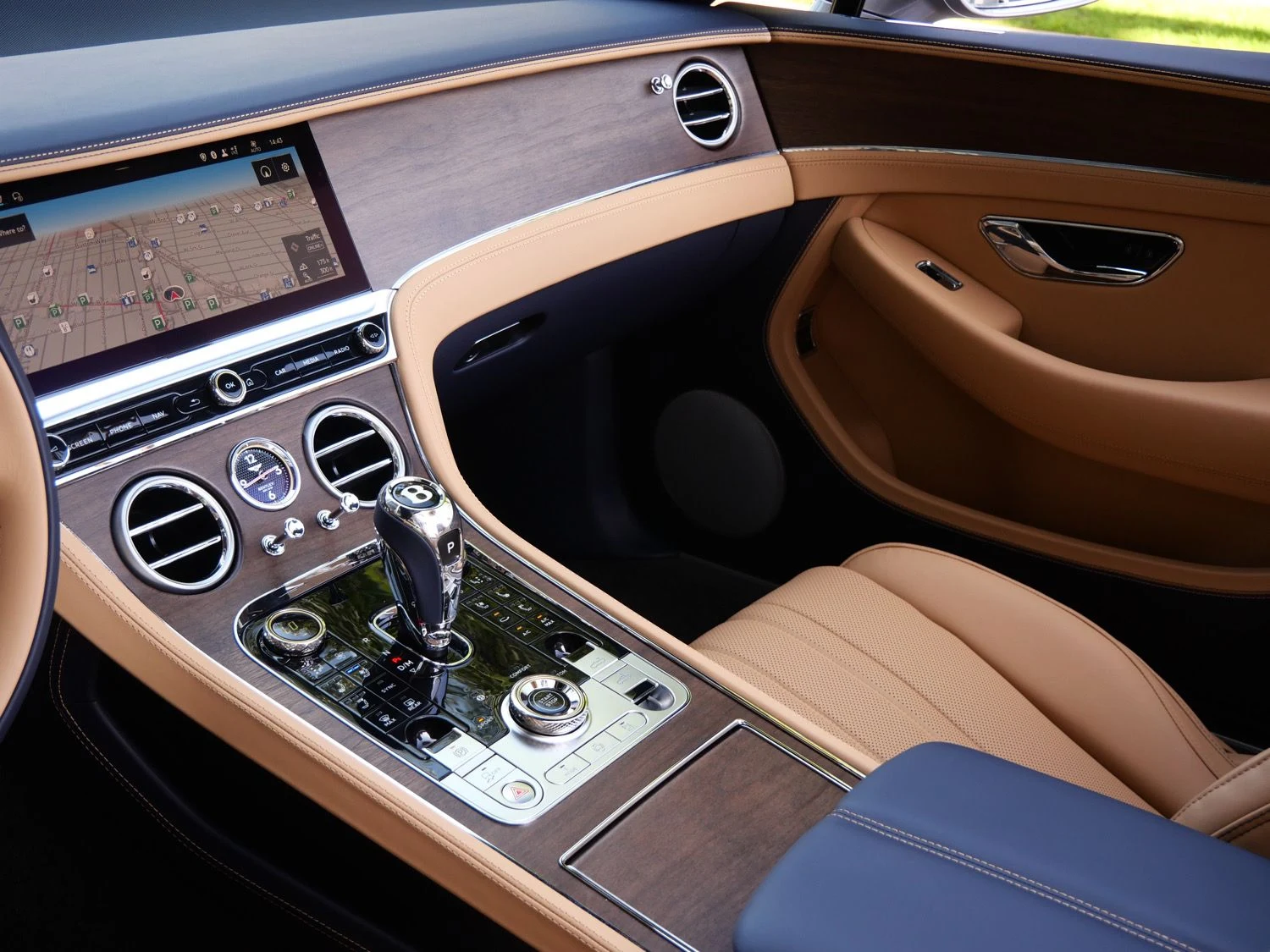2026 Bentley Continental GTC interior, dashboard, Camel