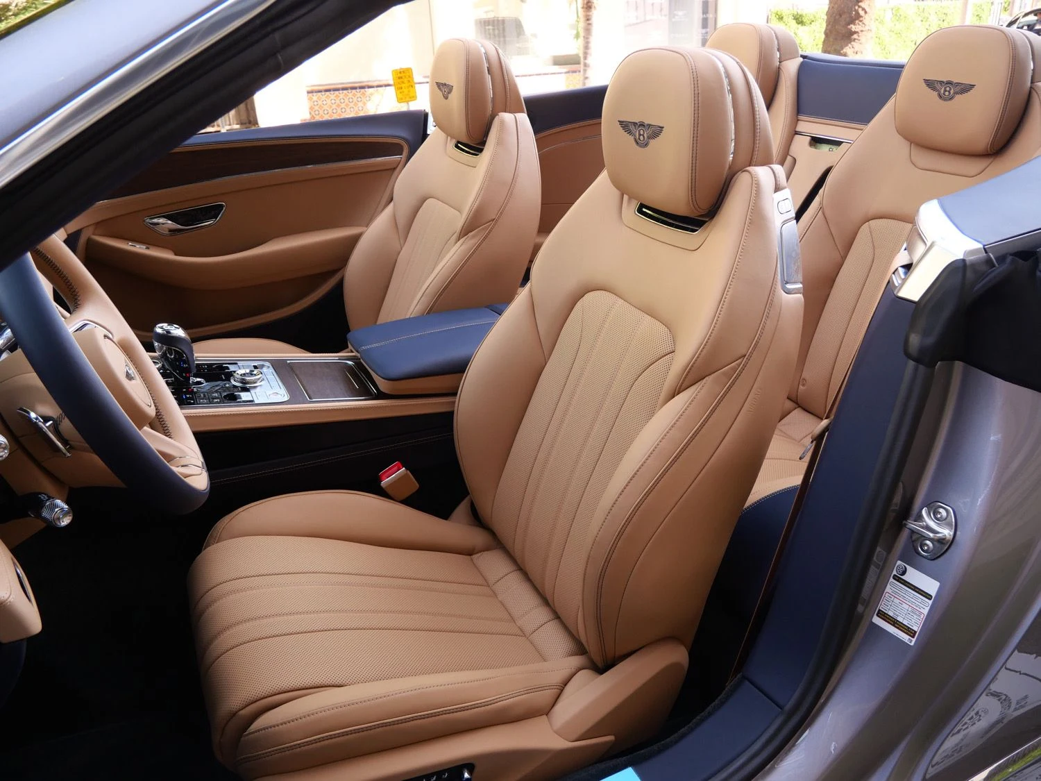 2026 Bentley Continental GTC interior, seats, Camel