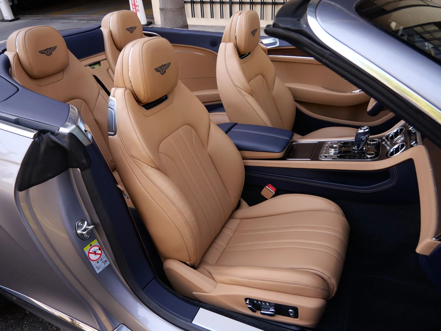 2026 Bentley Continental GTC interior, seats, Camel