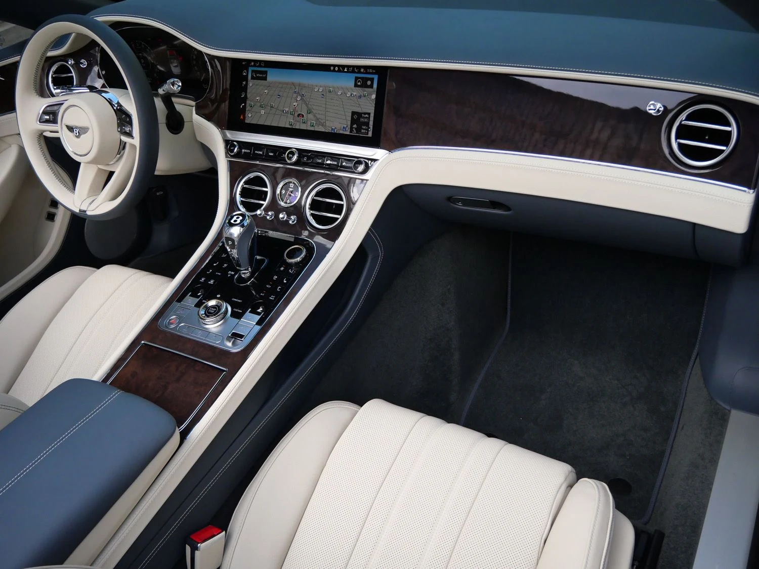 2026 Bentley Continental GTC interior, Linen