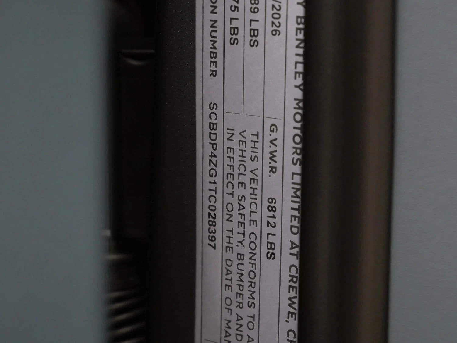 2026 Bentley Continental GTC, documents and keys