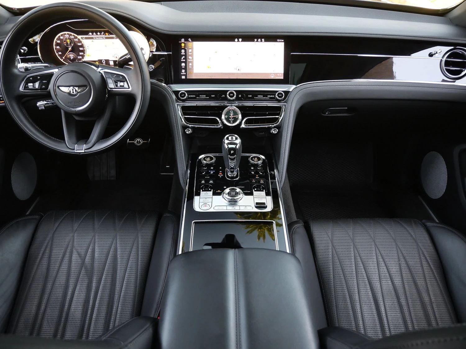 2022 Bentley Flying Spur W12 interior, Beluga