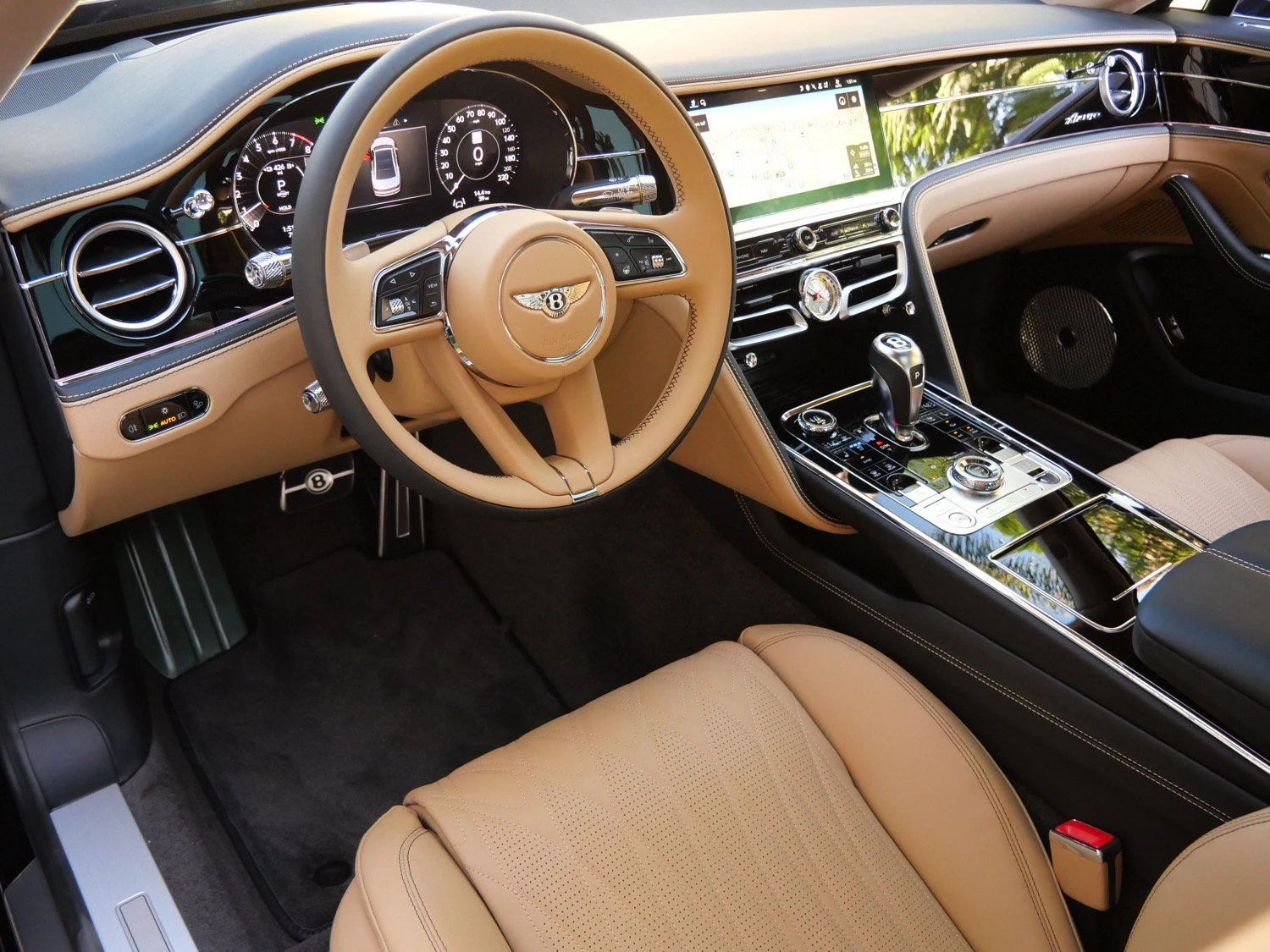 2026 Bentley Flying Spur Azure interior, dashboard, Camel